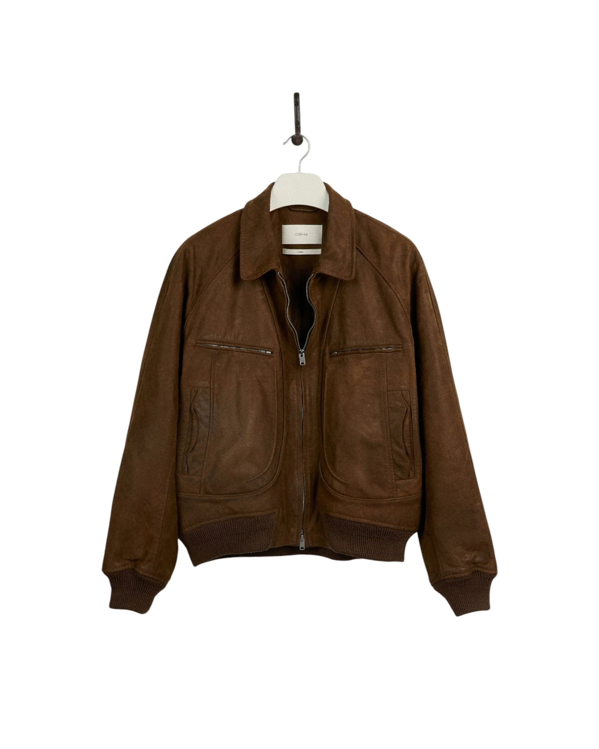011 - Moccasin Memory Faded A-2 Leather Jacket - Image 15