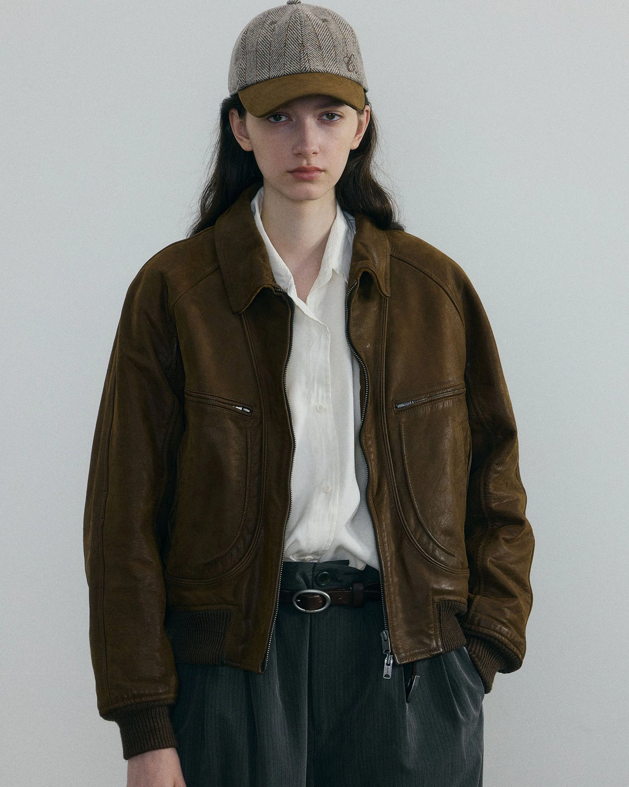 011 - Moccasin Memory Faded A-2 Leather Jacket - Image 22