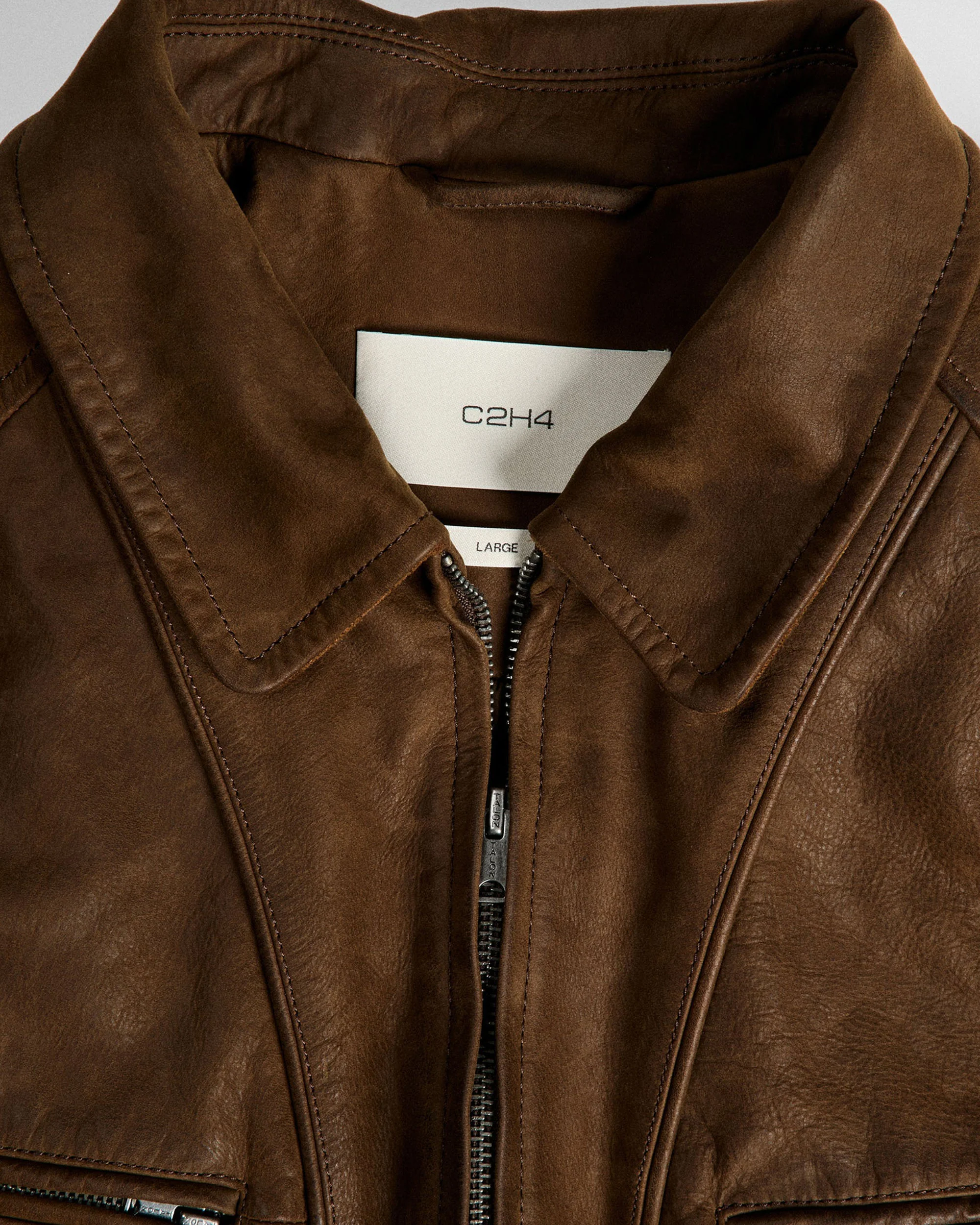 011 - Moccasin Memory Faded A-2 Leather Jacket - Image 25