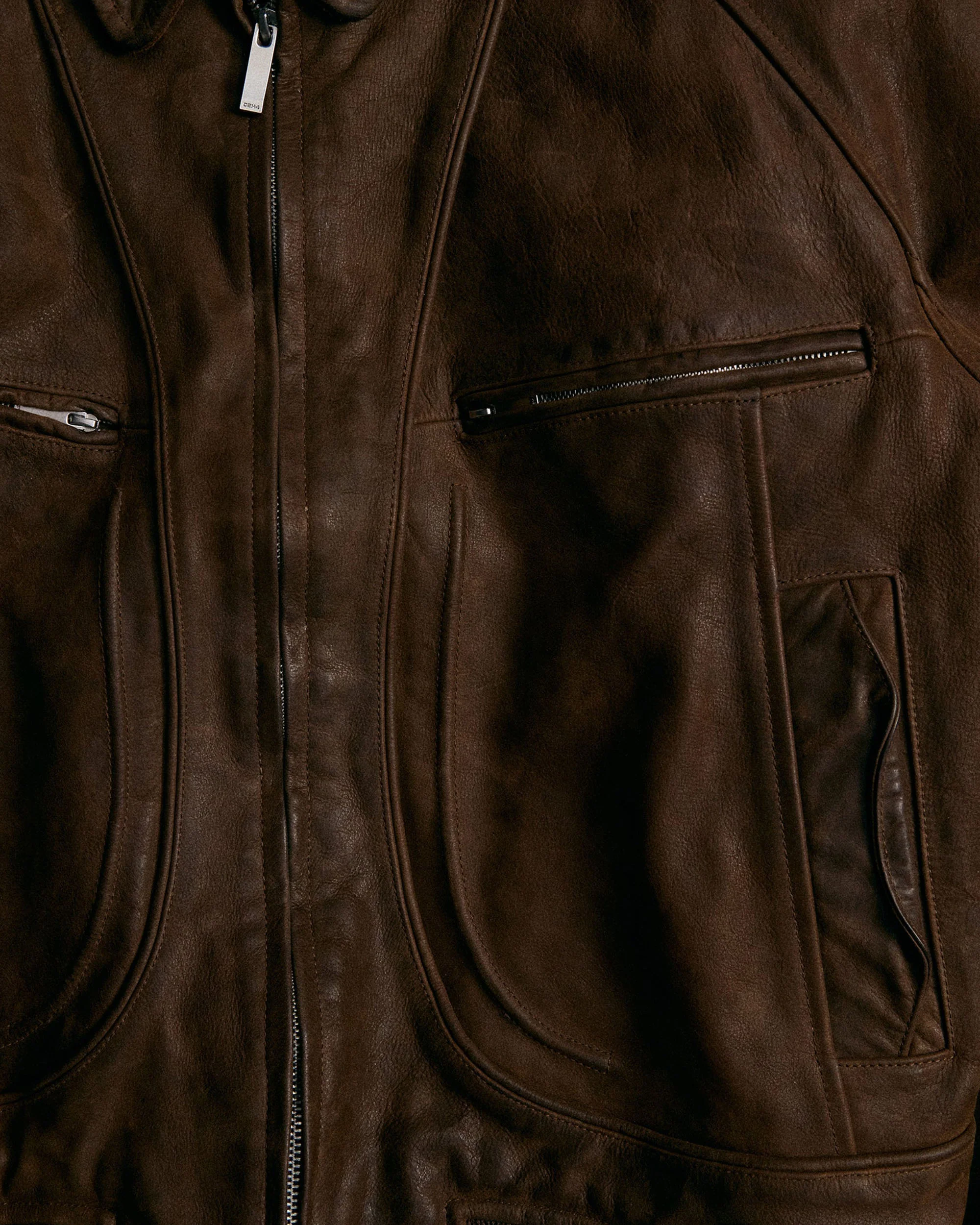 011 - Moccasin Memory Faded A-2 Leather Jacket - Image 28