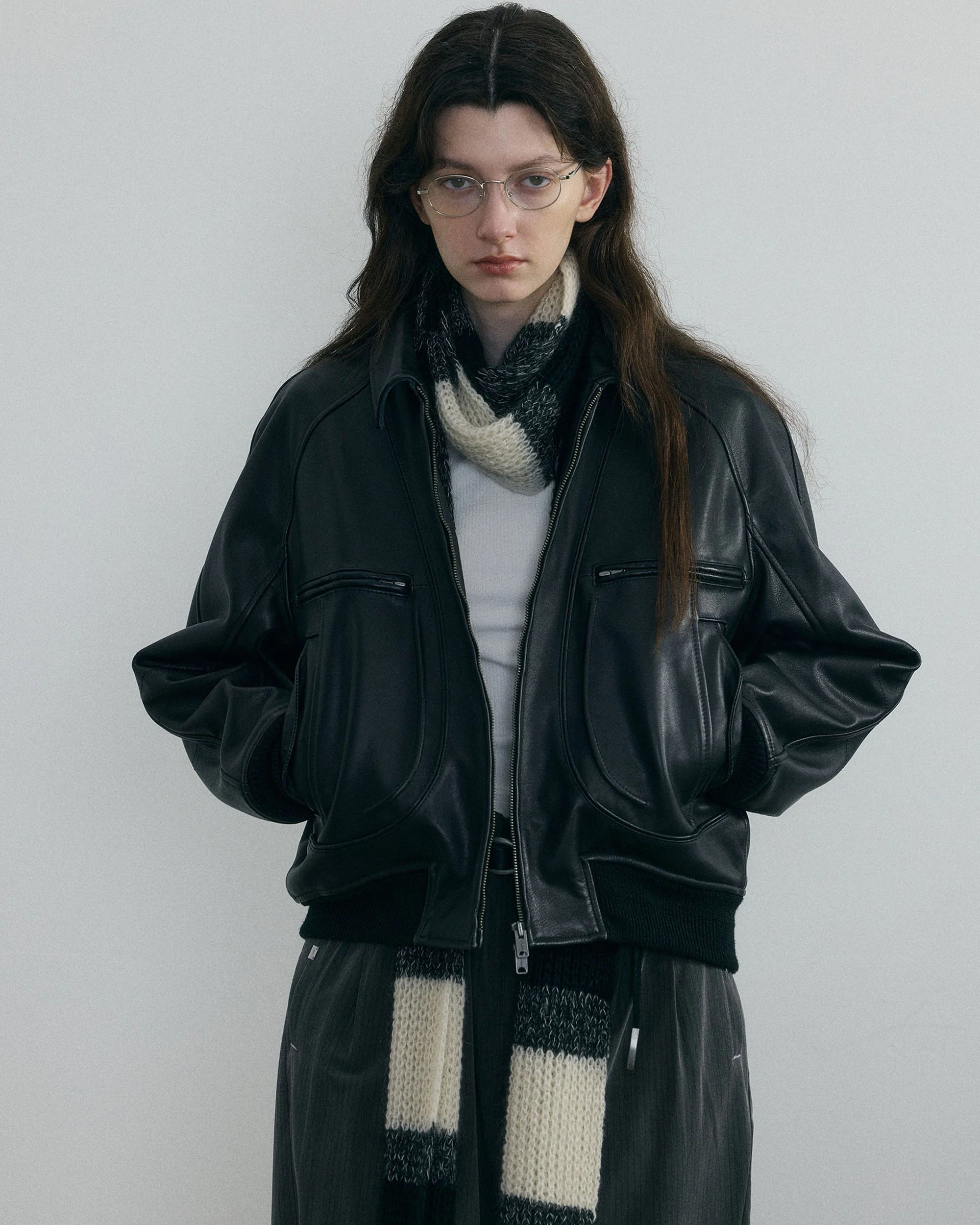 011 - Moccasin Memory Faded A-2 Leather Jacket - Image 8