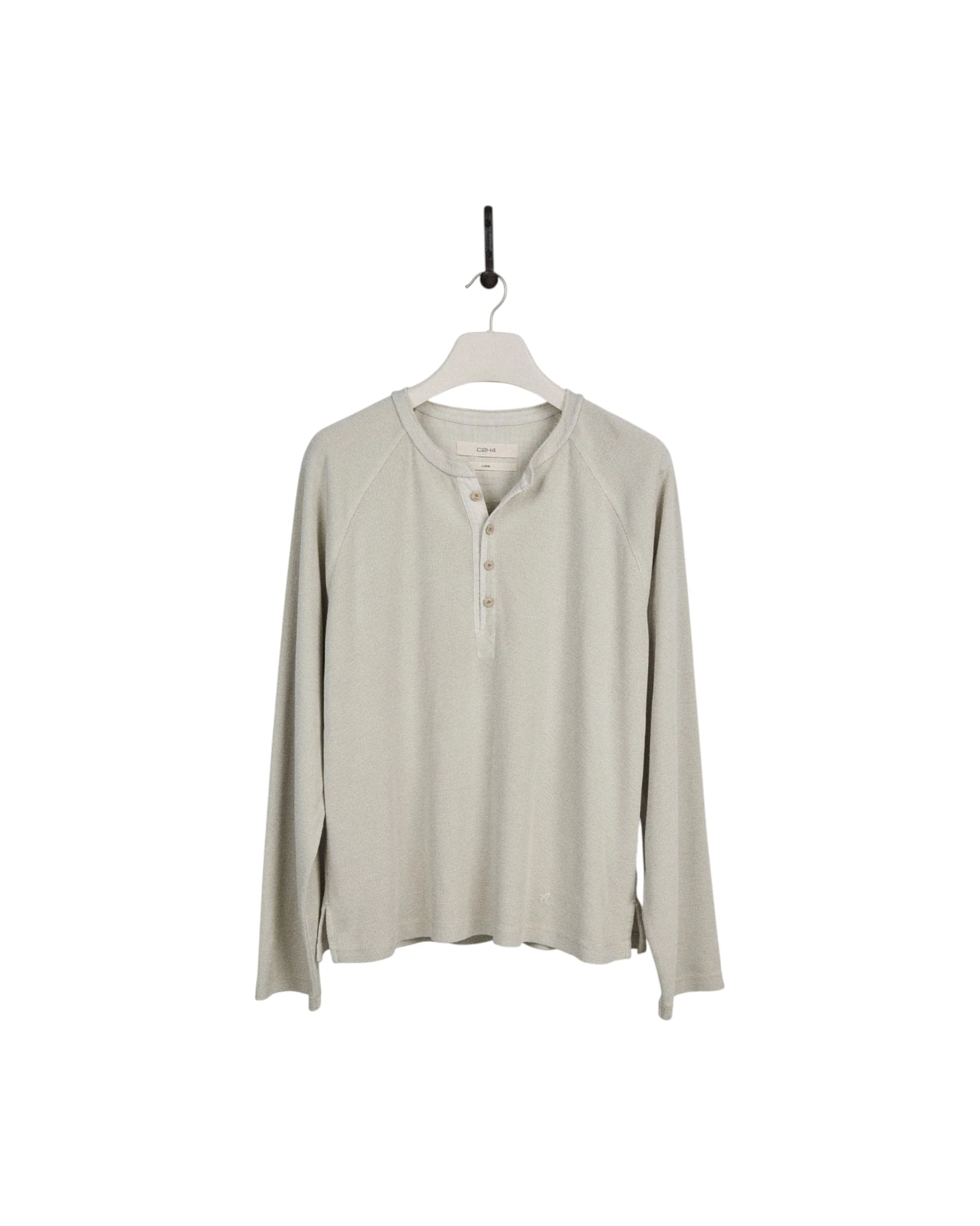 011 - Moccasin Memory Textured Henley - Image 9