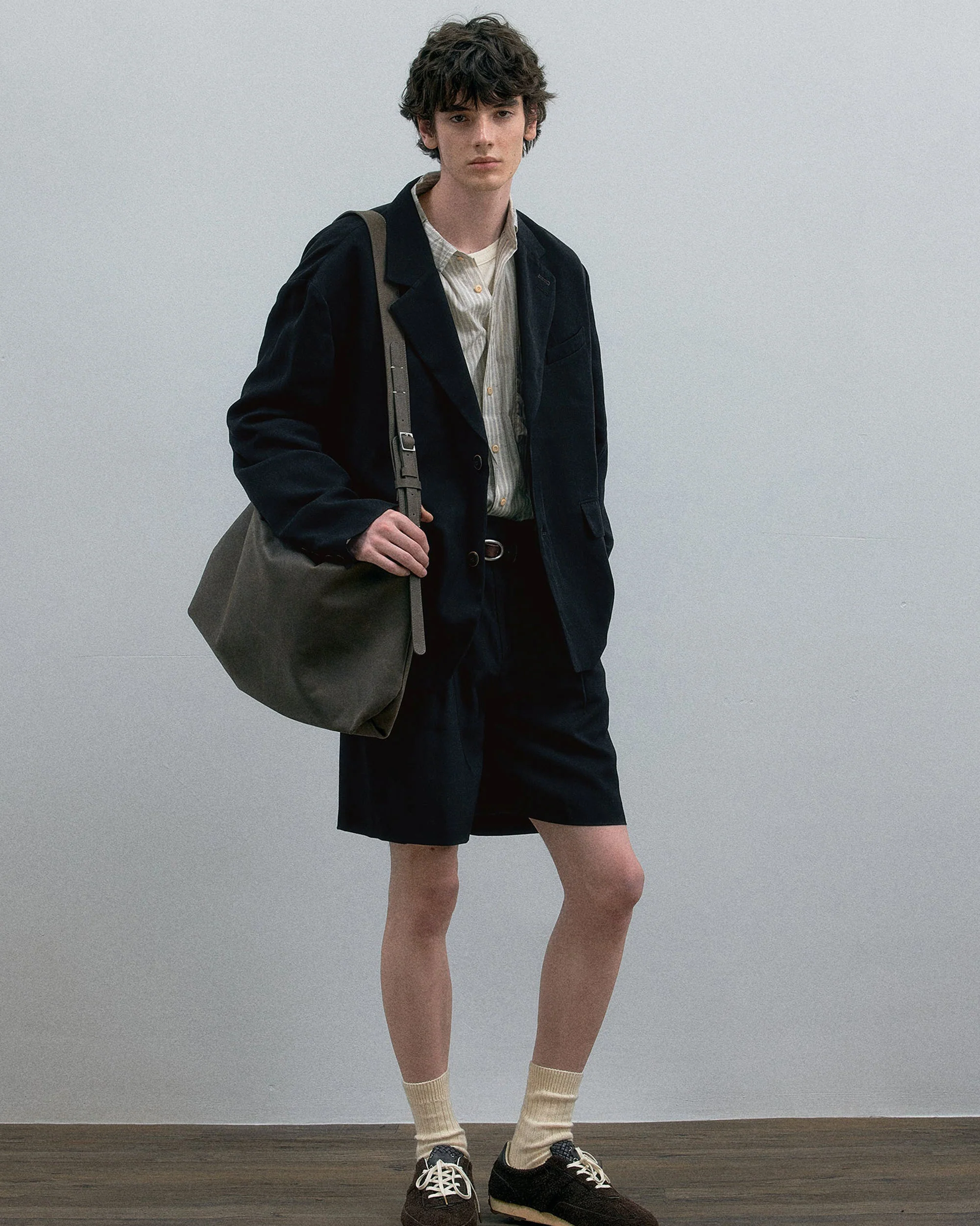 011 - Vrille Fold-Over Tailored Shorts - Image 12