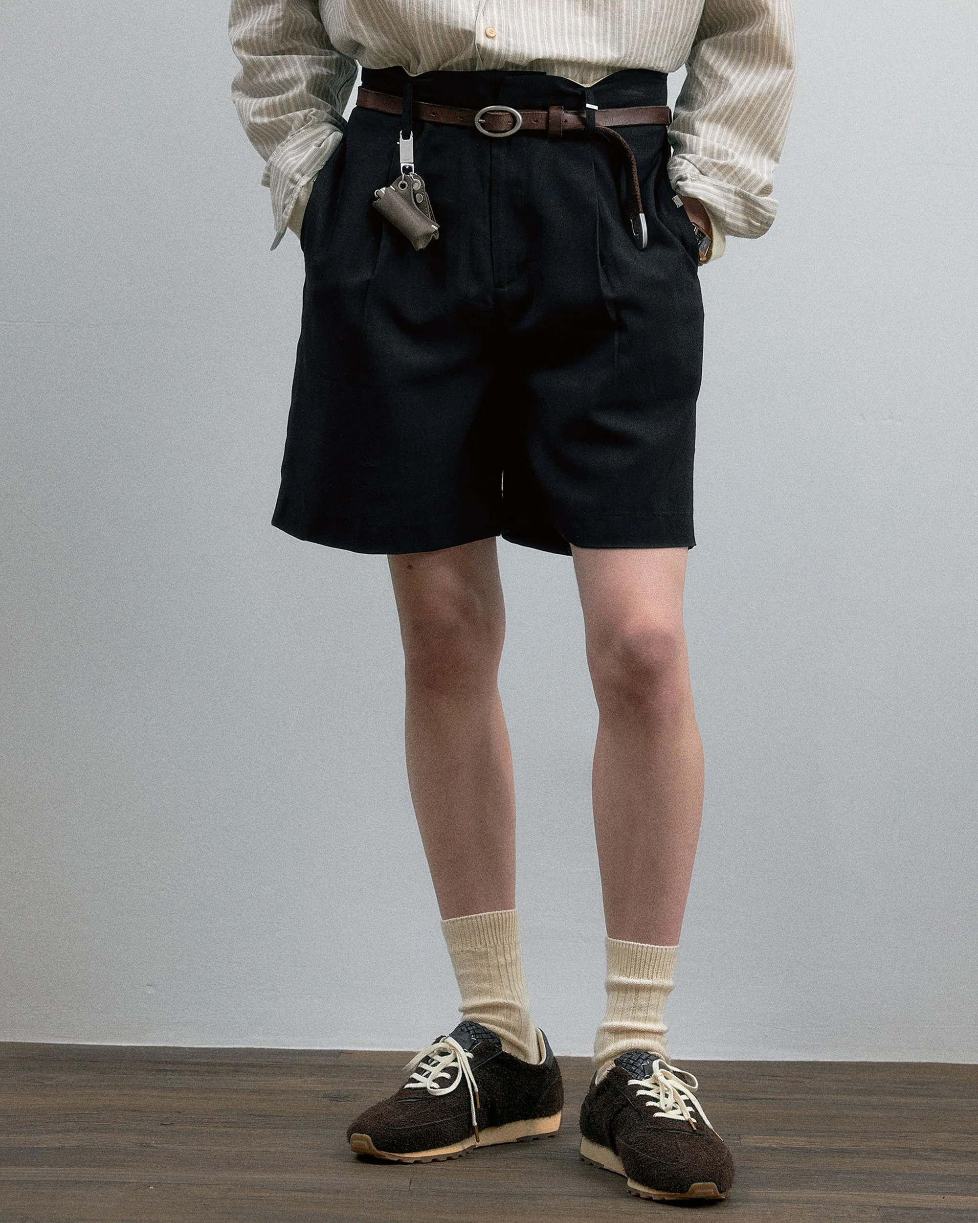 011 - Vrille Fold-Over Tailored Shorts - Image 14