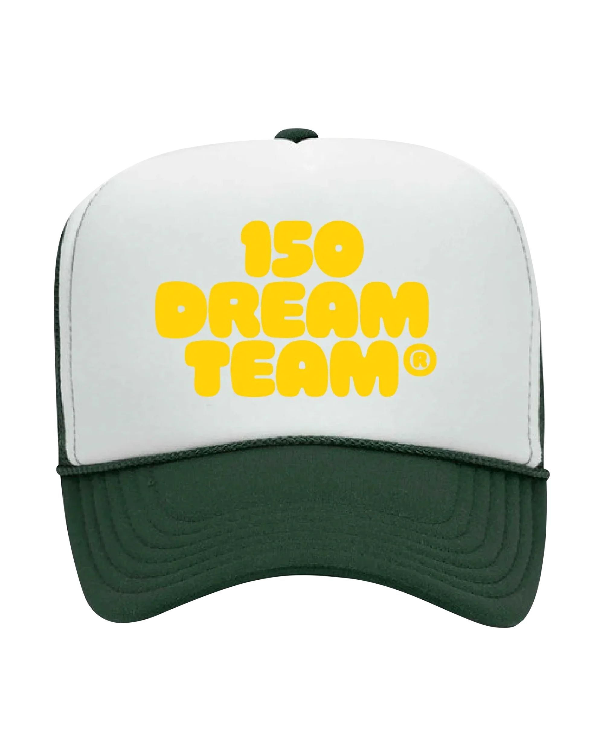 150 Dreamteam Puff Print Trucker - Green/Yellow