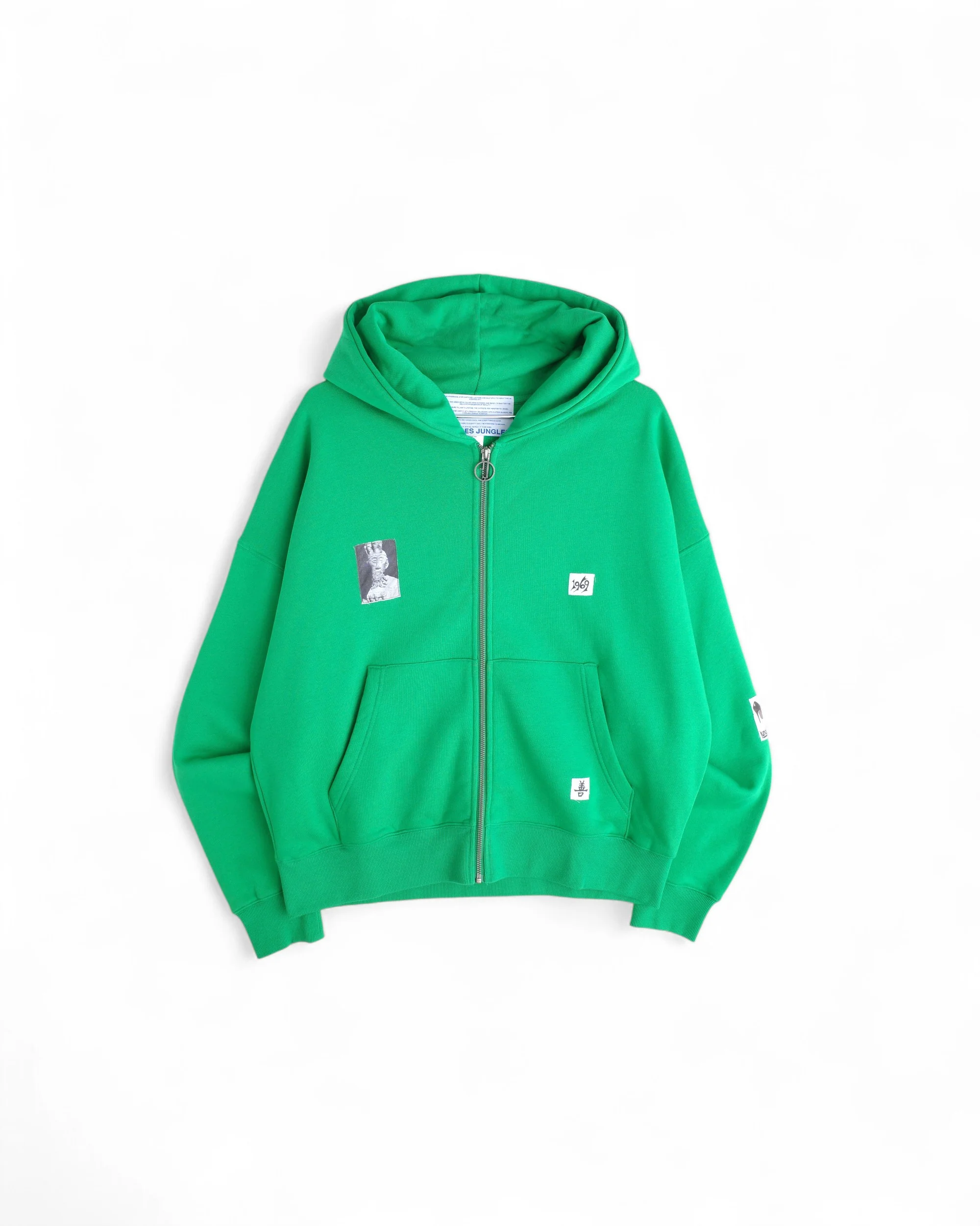 1969 Patches Zip up Hoodie