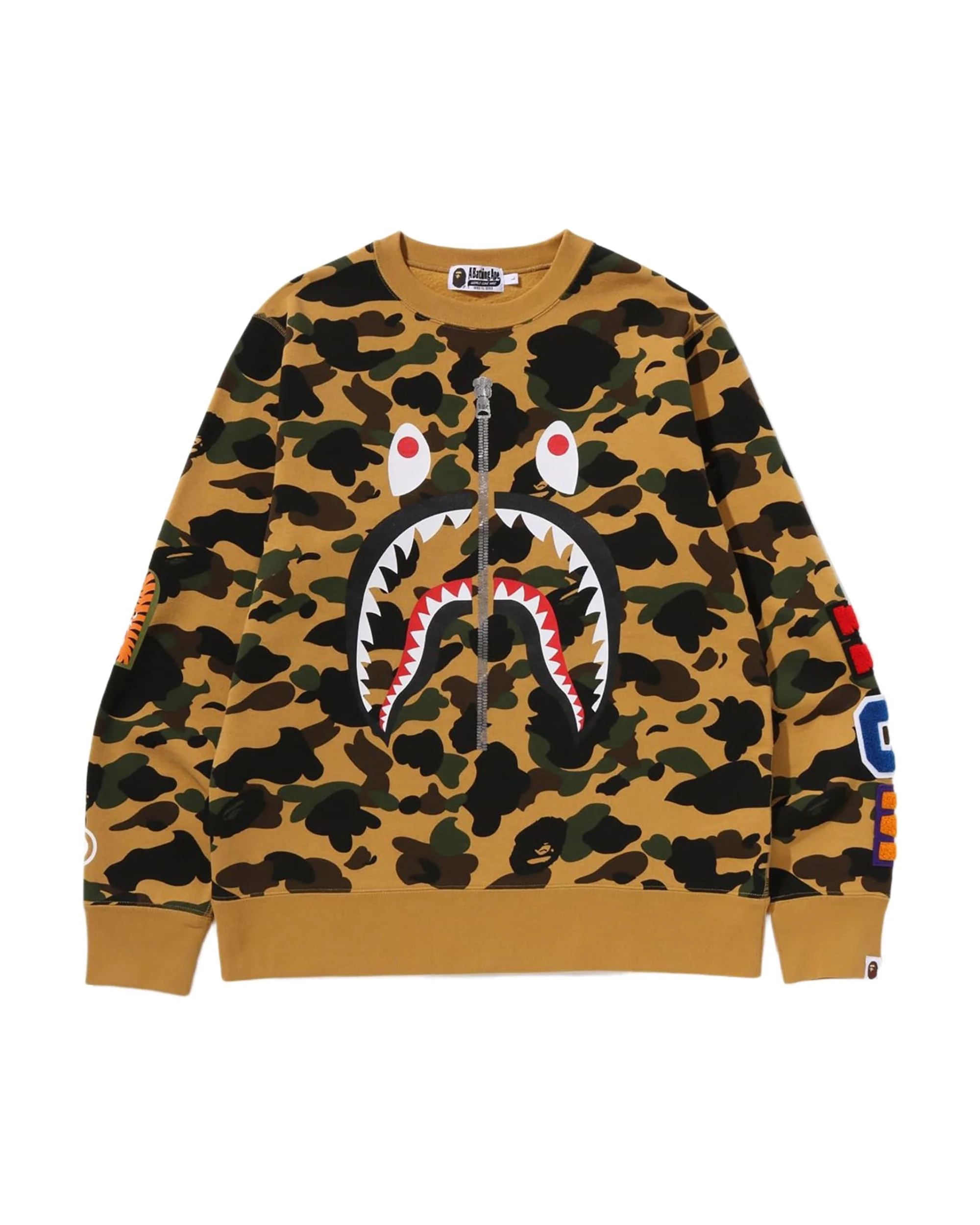 1ST CAMO SHARK CREWNECK SWEATSHIRT MENS - Image 11