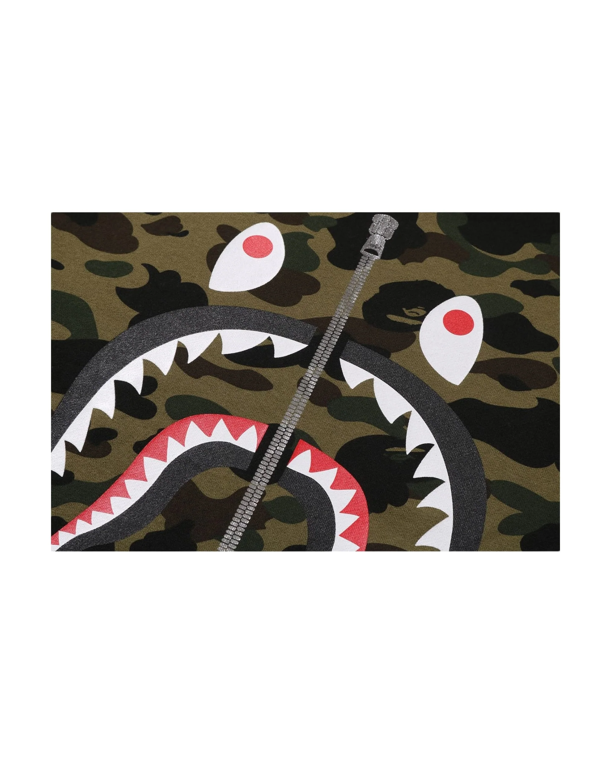 1ST CAMO SHARK CREWNECK SWEATSHIRT MENS - Image 2