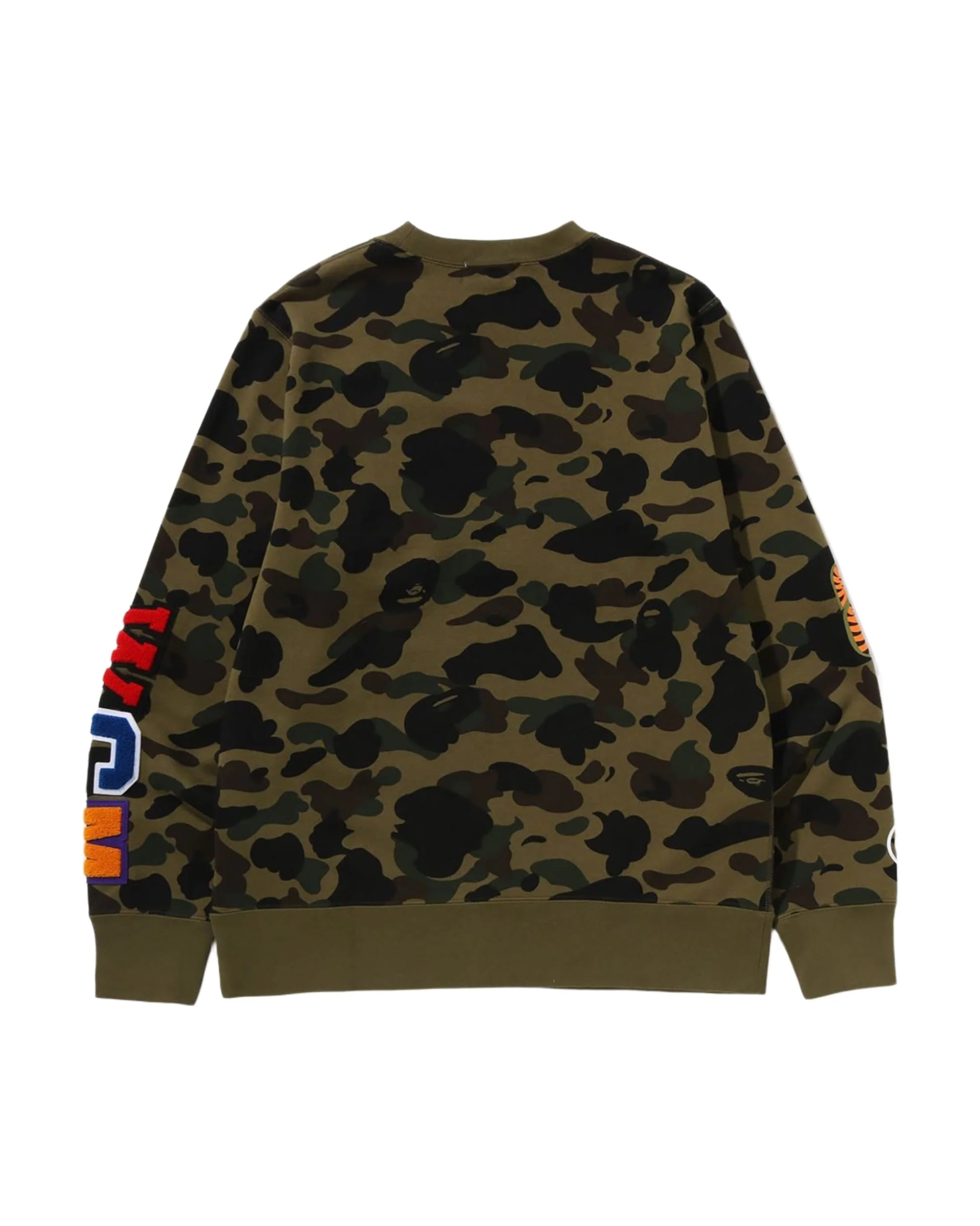 1ST CAMO SHARK CREWNECK SWEATSHIRT MENS - Image 3