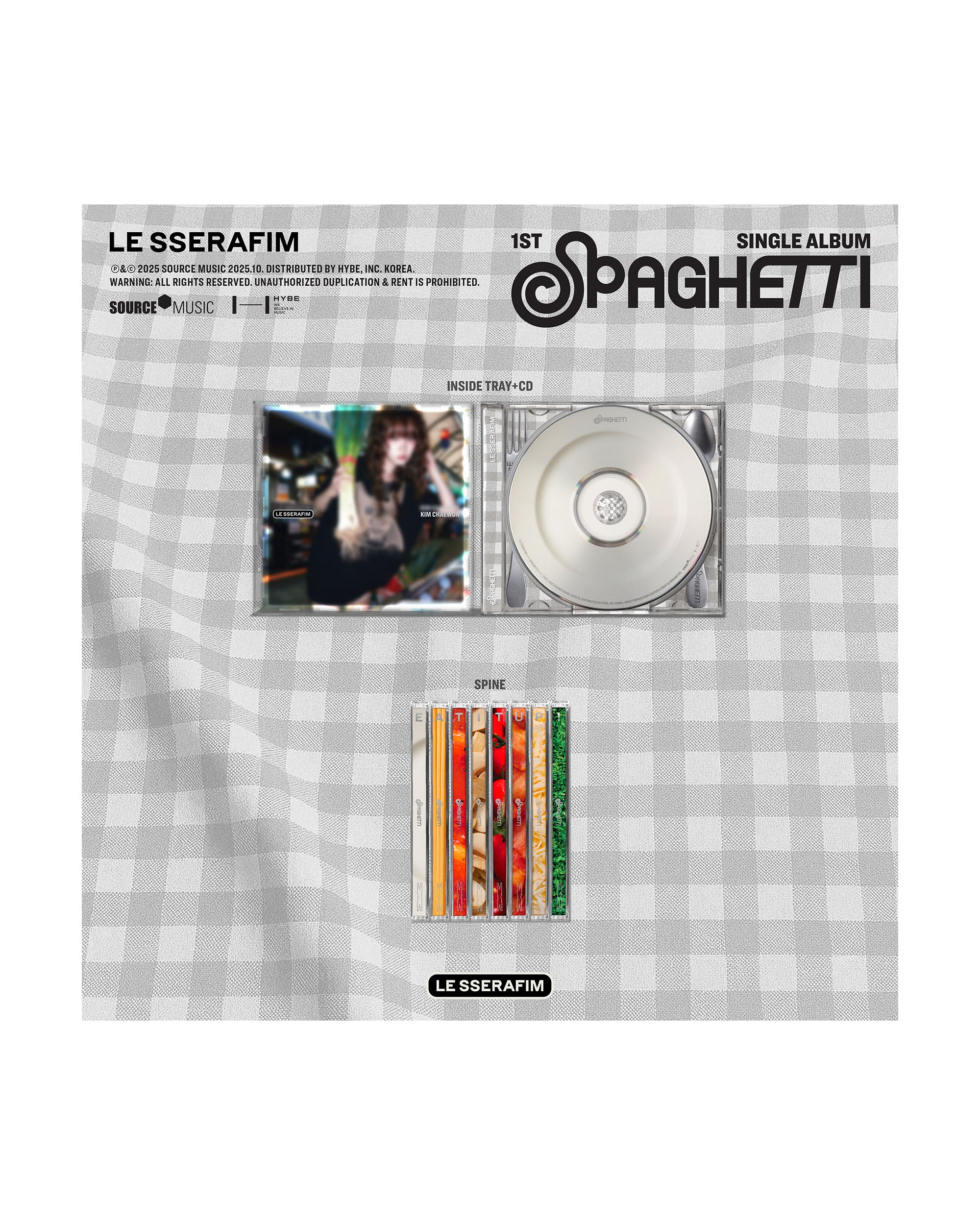 1st Single Album 'SPAGHETTI' Single CD (Mushroom ver.) - Image 2