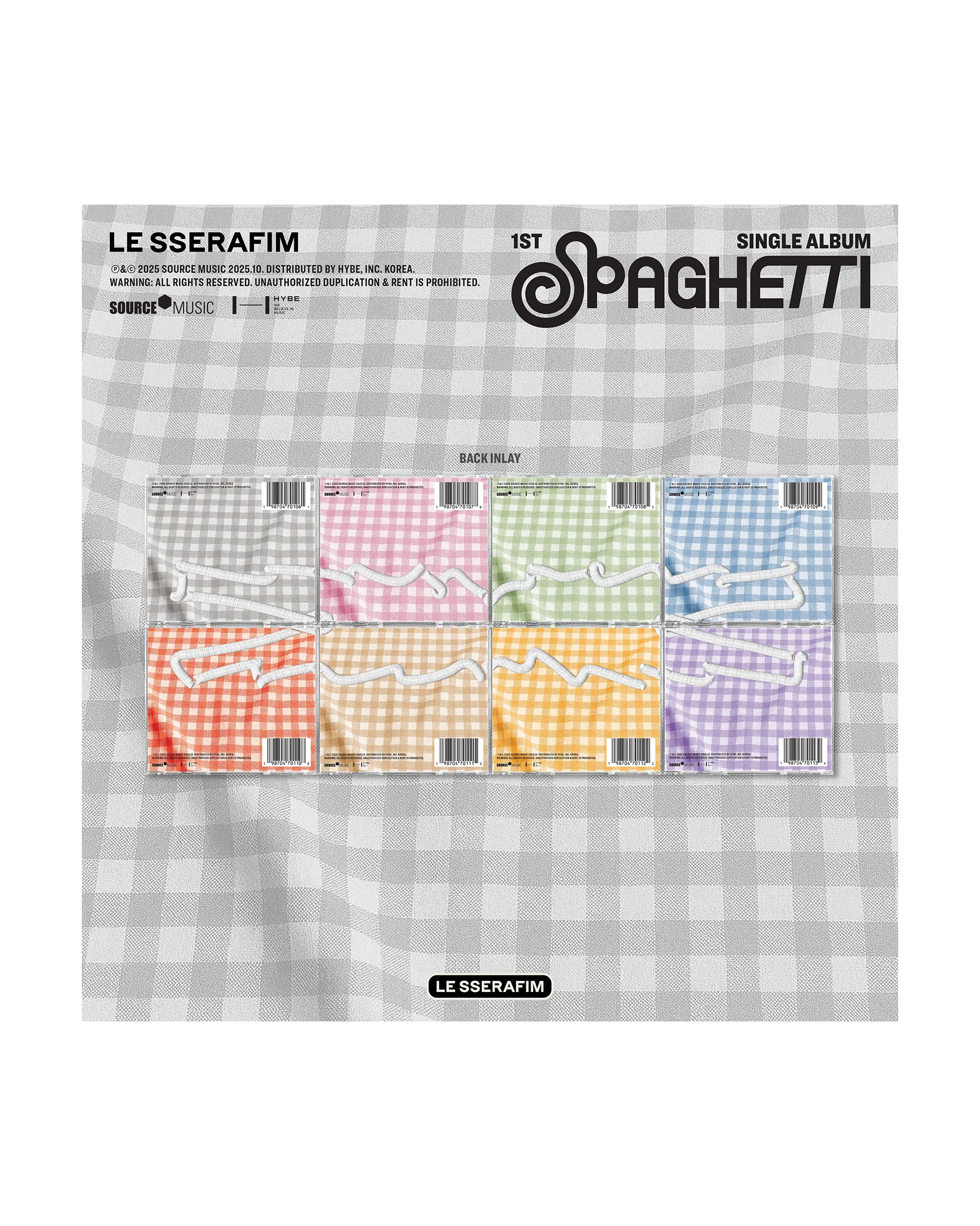 1st Single Album 'SPAGHETTI' Single CD (Plate ver.) - Image 4