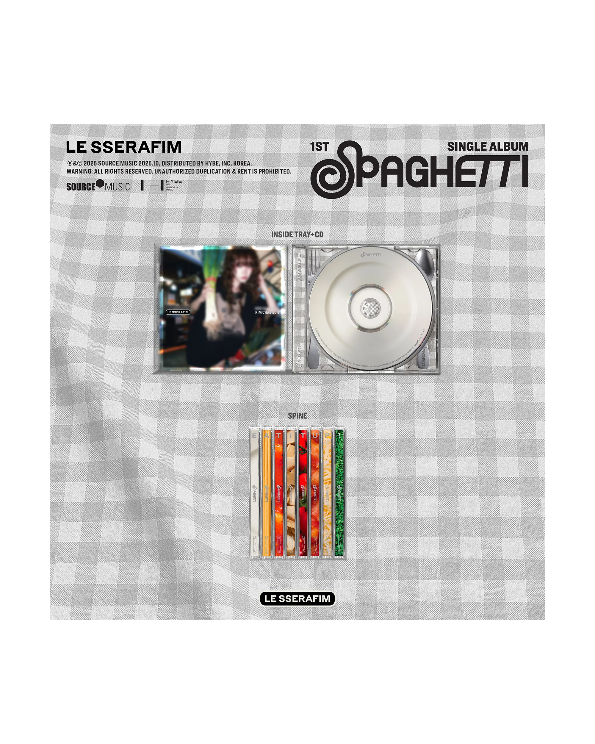 1st Single Album 'SPAGHETTI' Single CD (Tomato ver.) - Image 2