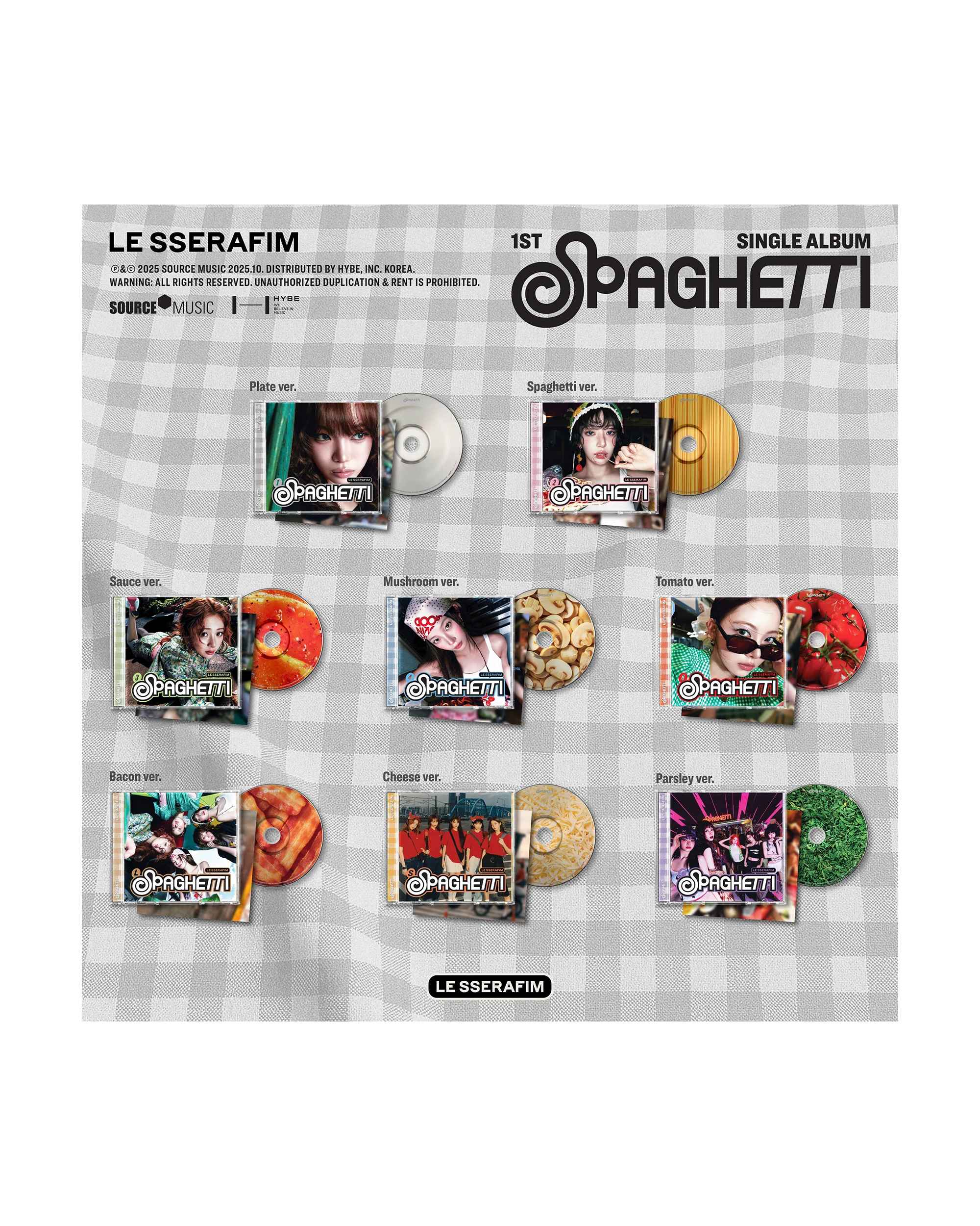 1st Single Album 'SPAGHETTI' Single CD (Tomato ver.) - Image 3