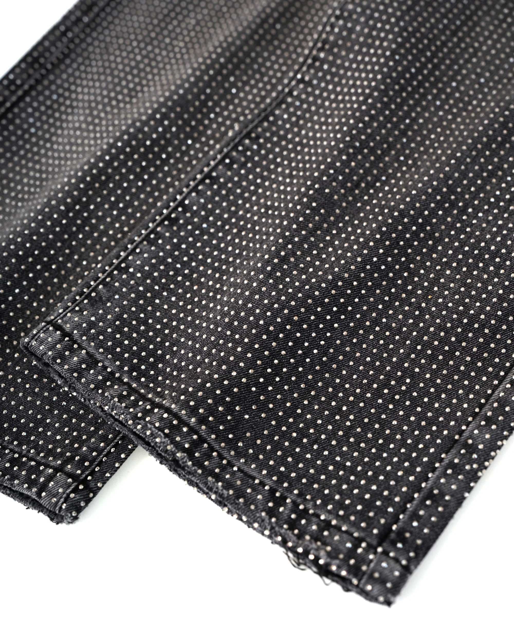 20K Diamond Stellar Denim Pants in Black - Image 10