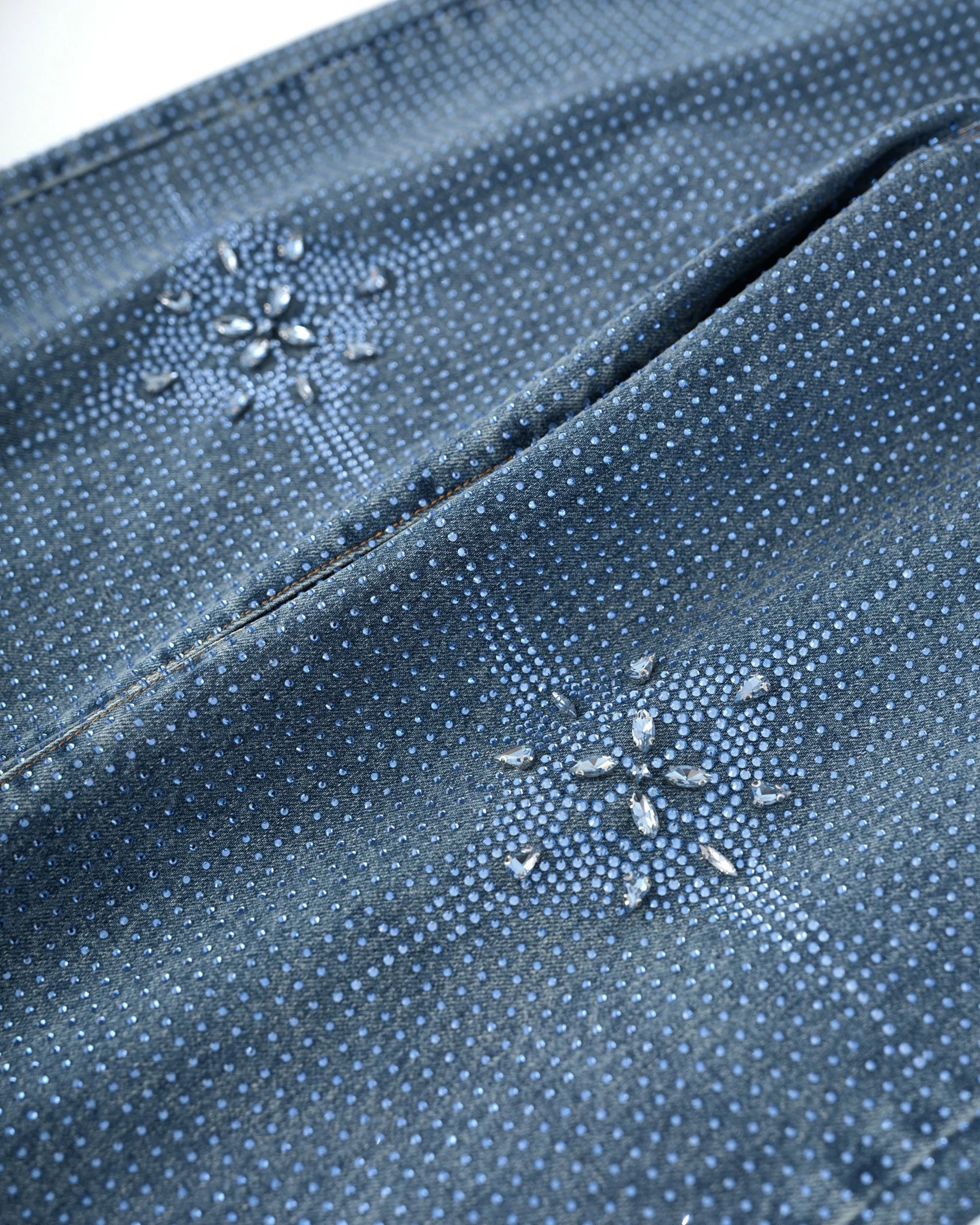 20K Diamond Stellar Denim Pants in Blue - Image 6