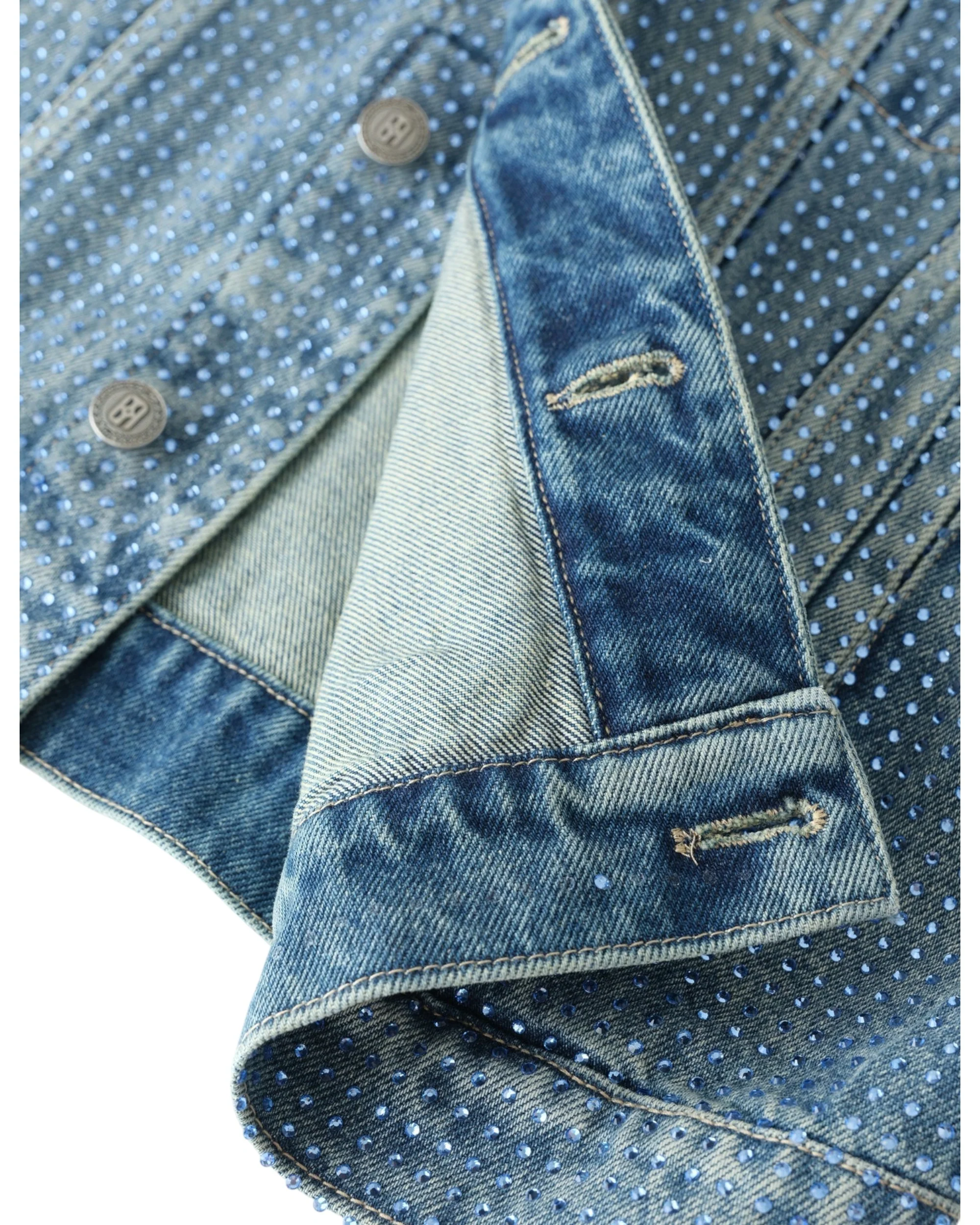 20k Diamond Vine Denim Jacket in BLU - Image 8
