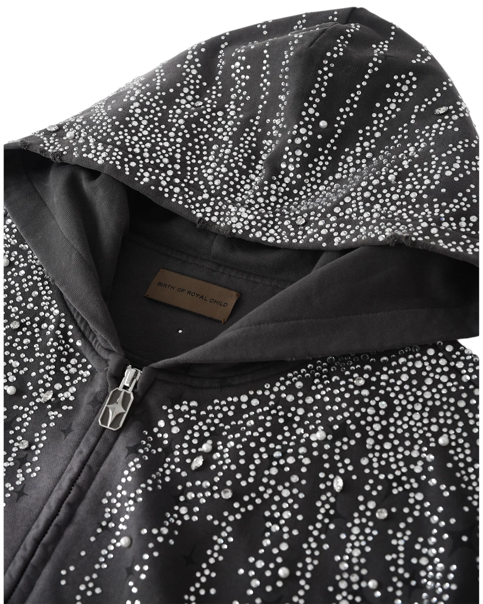 20K Steller Diamond Hoodie In BLK - Image 3