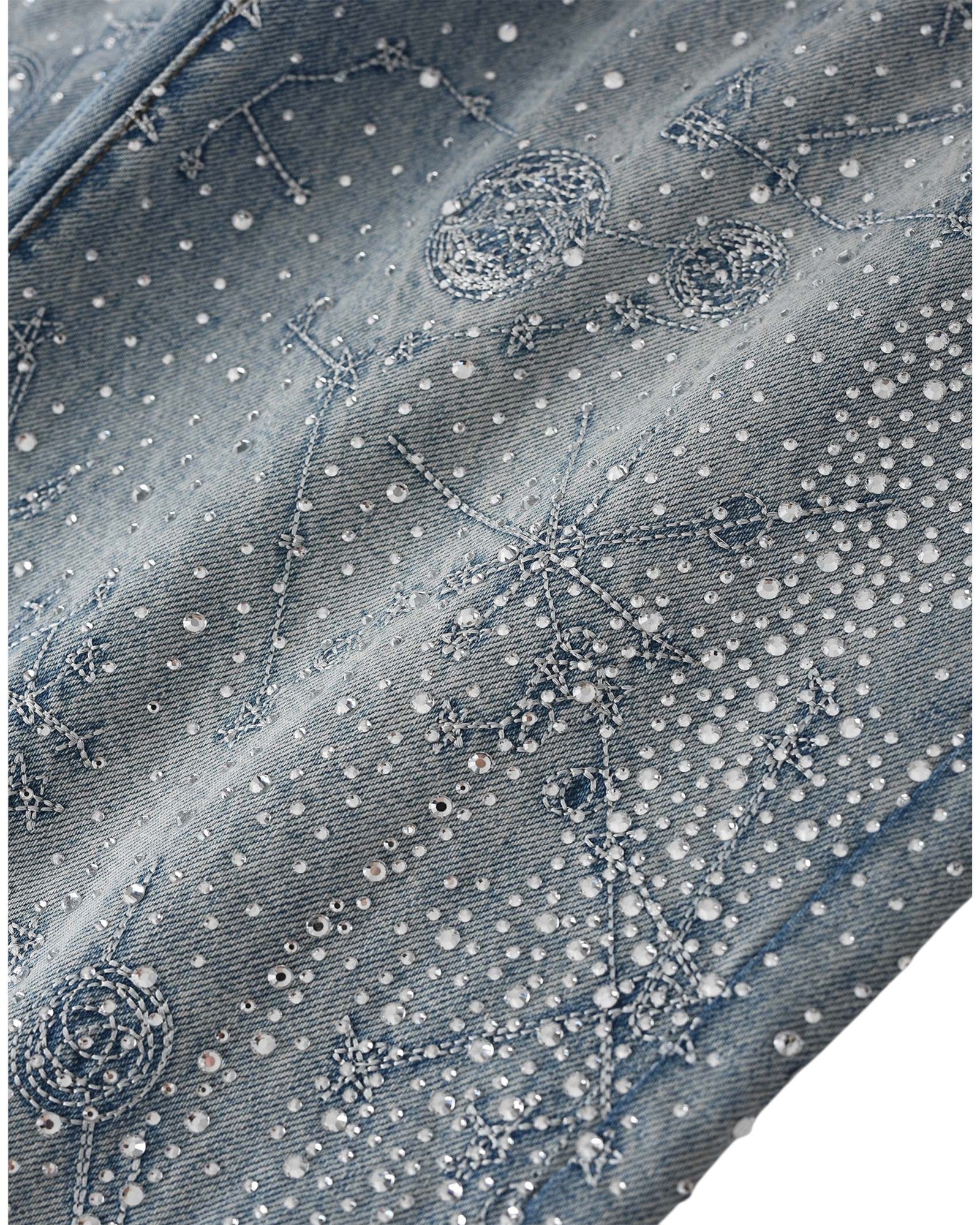 20K Zodiac Diamond Denim Pants in BLU - Image 11