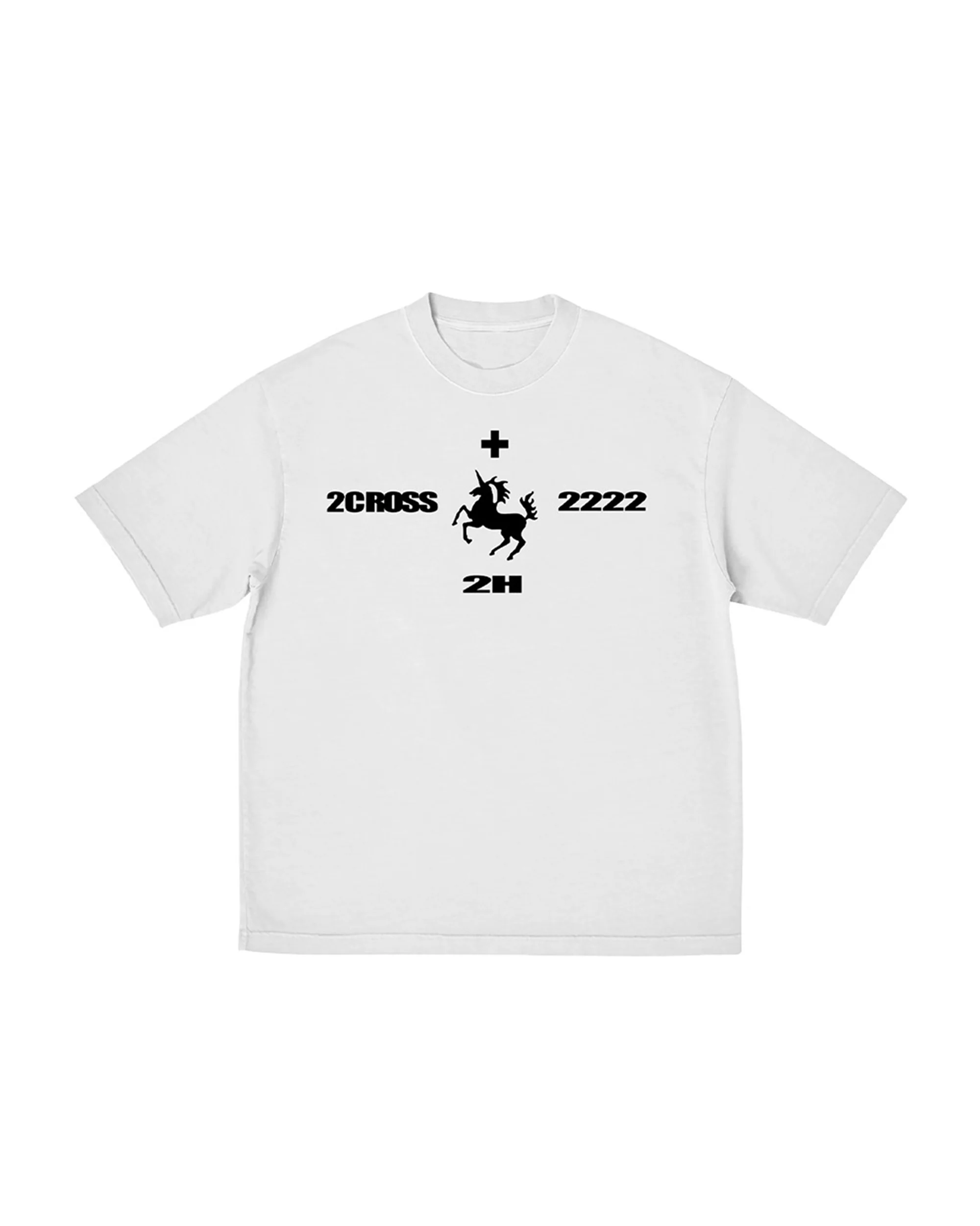 2H Unicorn White Tee