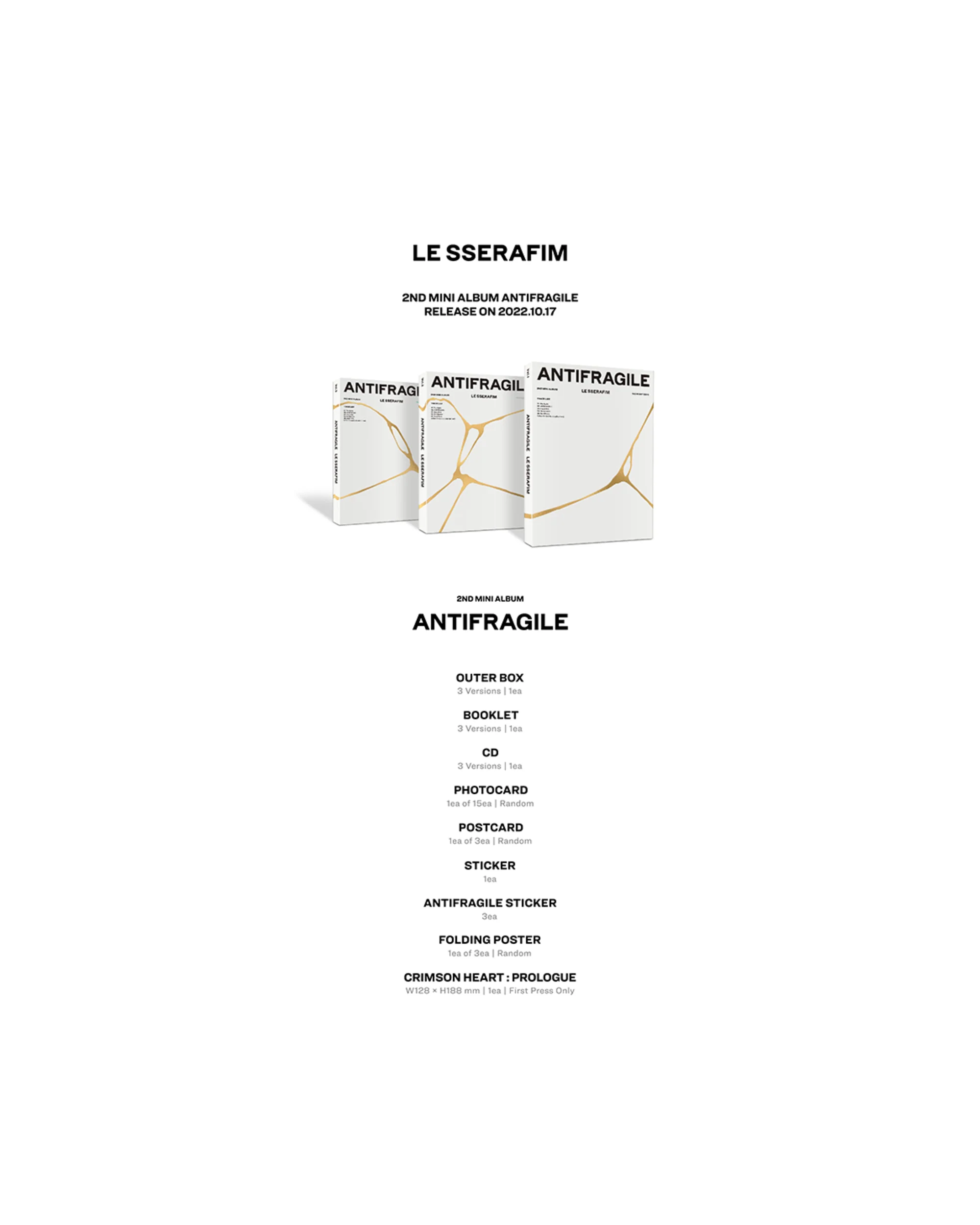 2nd Mini Album 'ANTIFRAGILE' FROZEN AQUAMARINE - Image 7