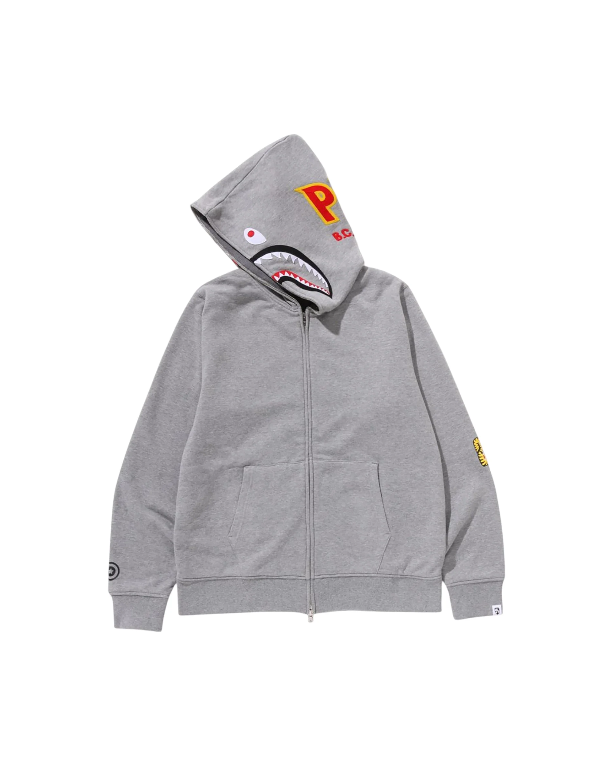 2ND SHARK FULL ZIP HOODIE MENS - Image 6