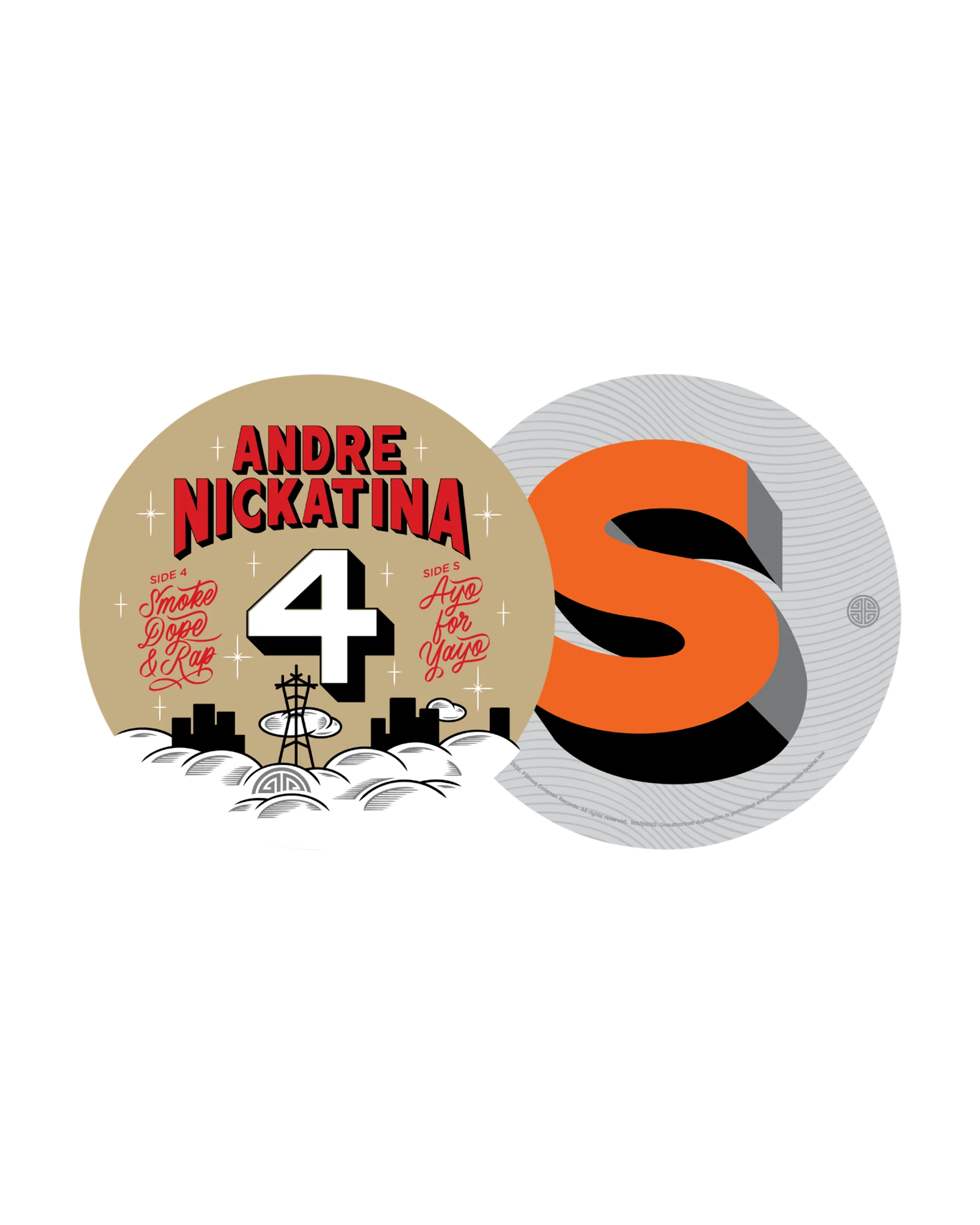 415 Day (2022) 7" Picture Disc Vinyl - Andre Nickatina - Image 2