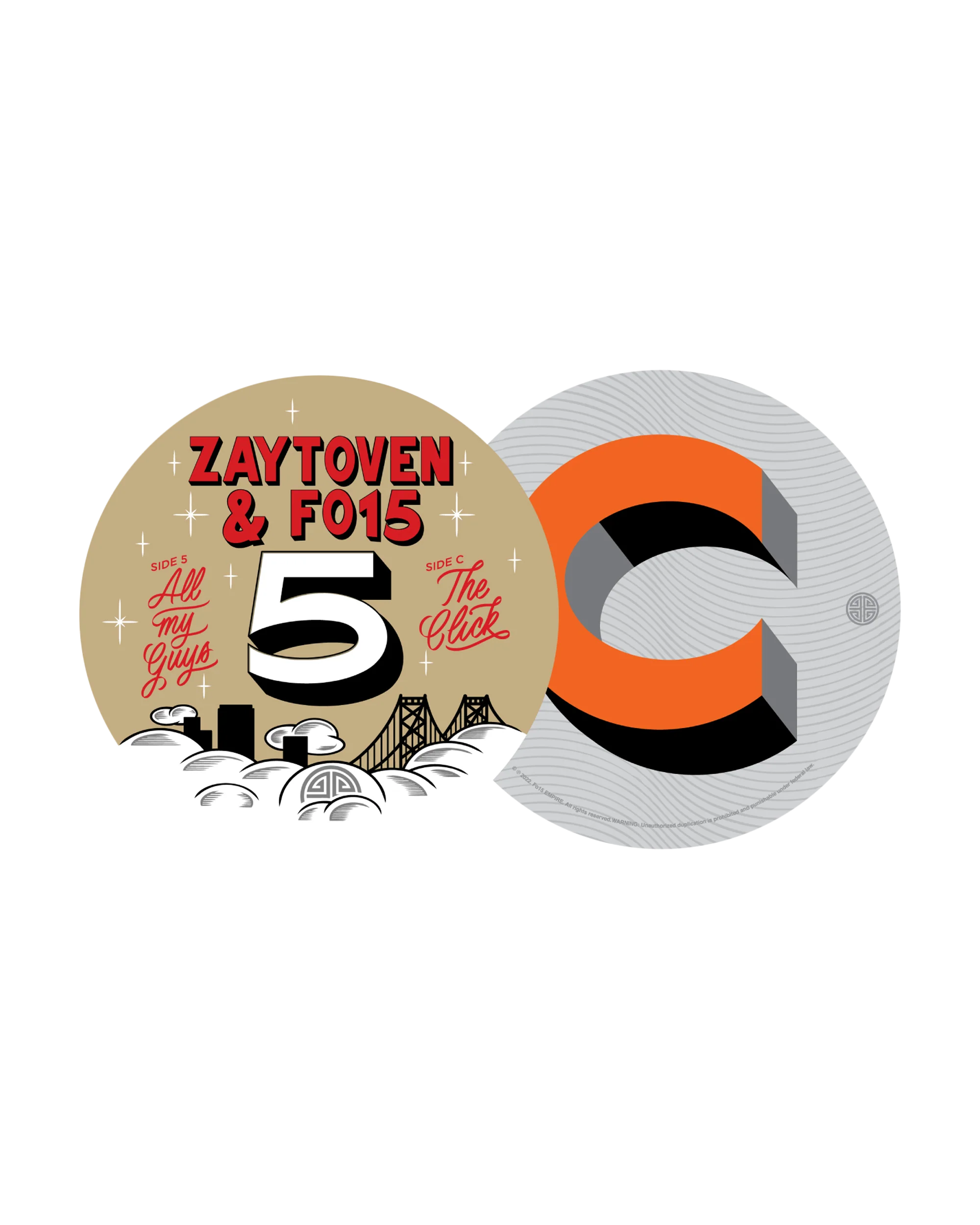 415 Day (2022) 7" Picture Disc Vinyl - Zaytoven & FO15 - Image 2