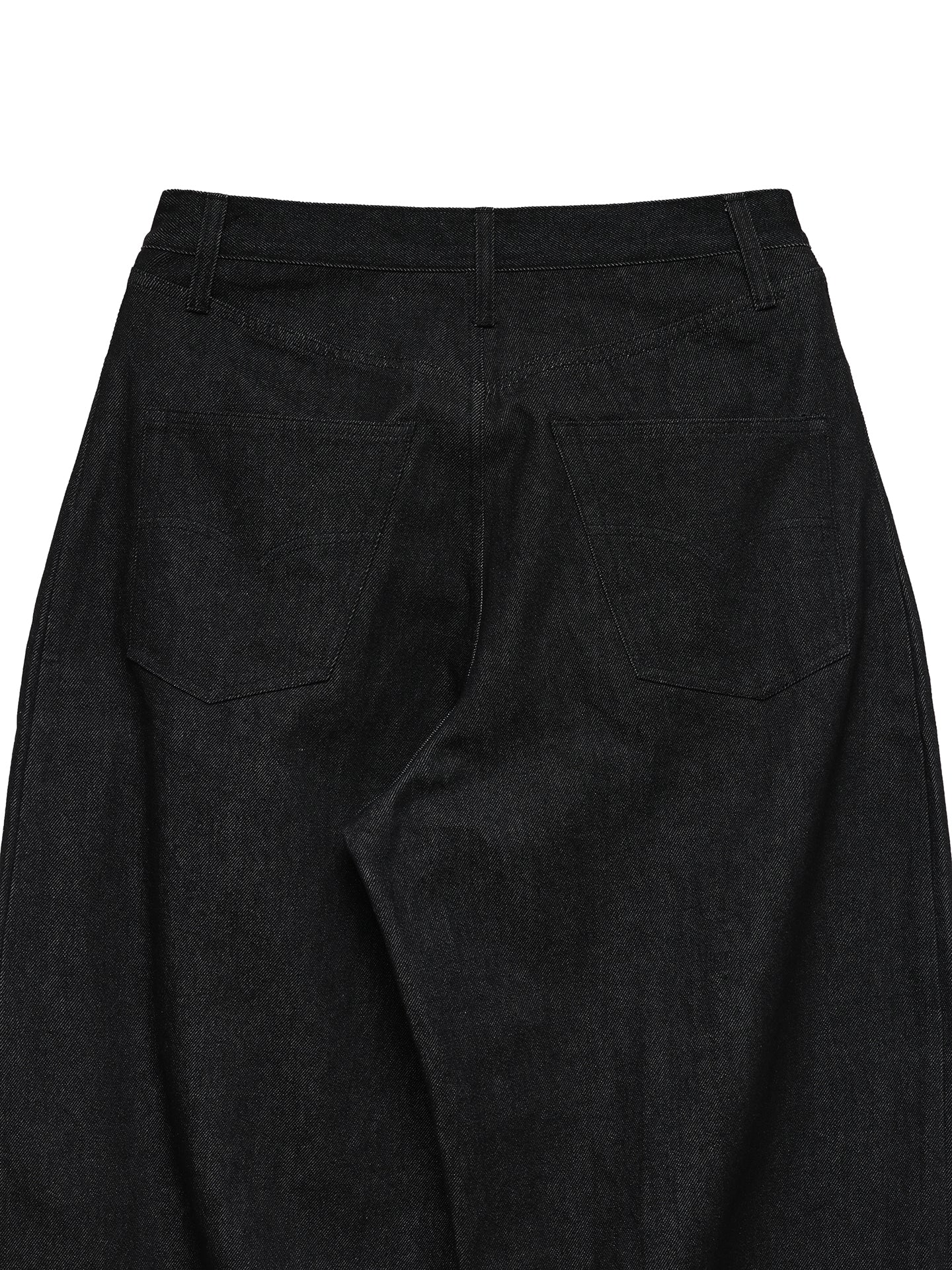 6CRAYON 11.3oz Black Non-Fade Wide-Leg Baggy Denim Pants - Image 18