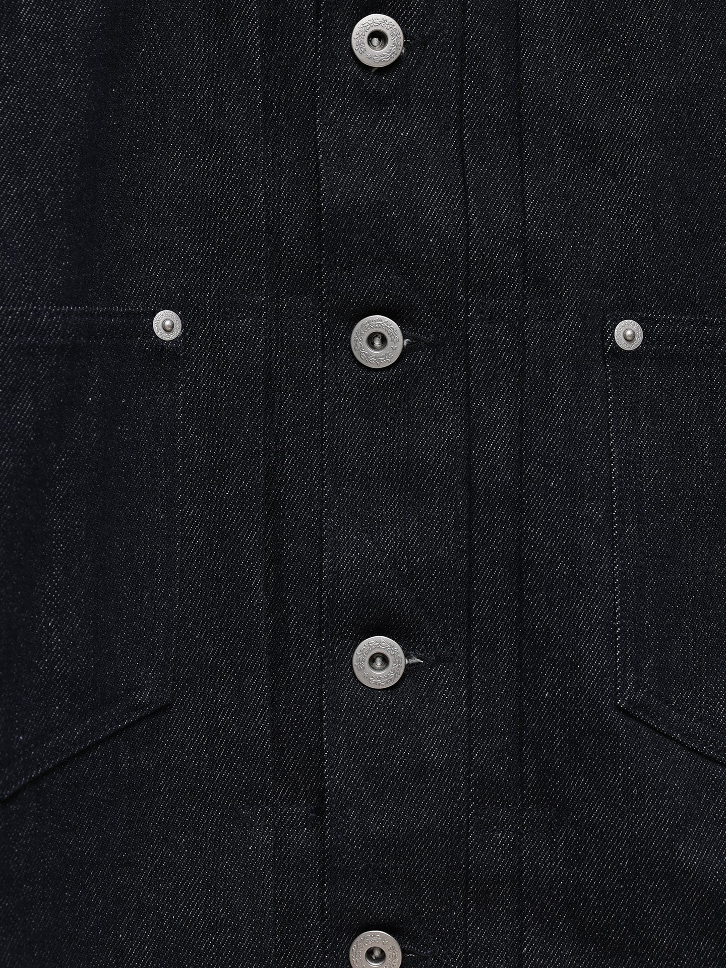 6CRAYON 11.3oz Indigo Blue Non-Fade Short Denim Jacket - Image 17