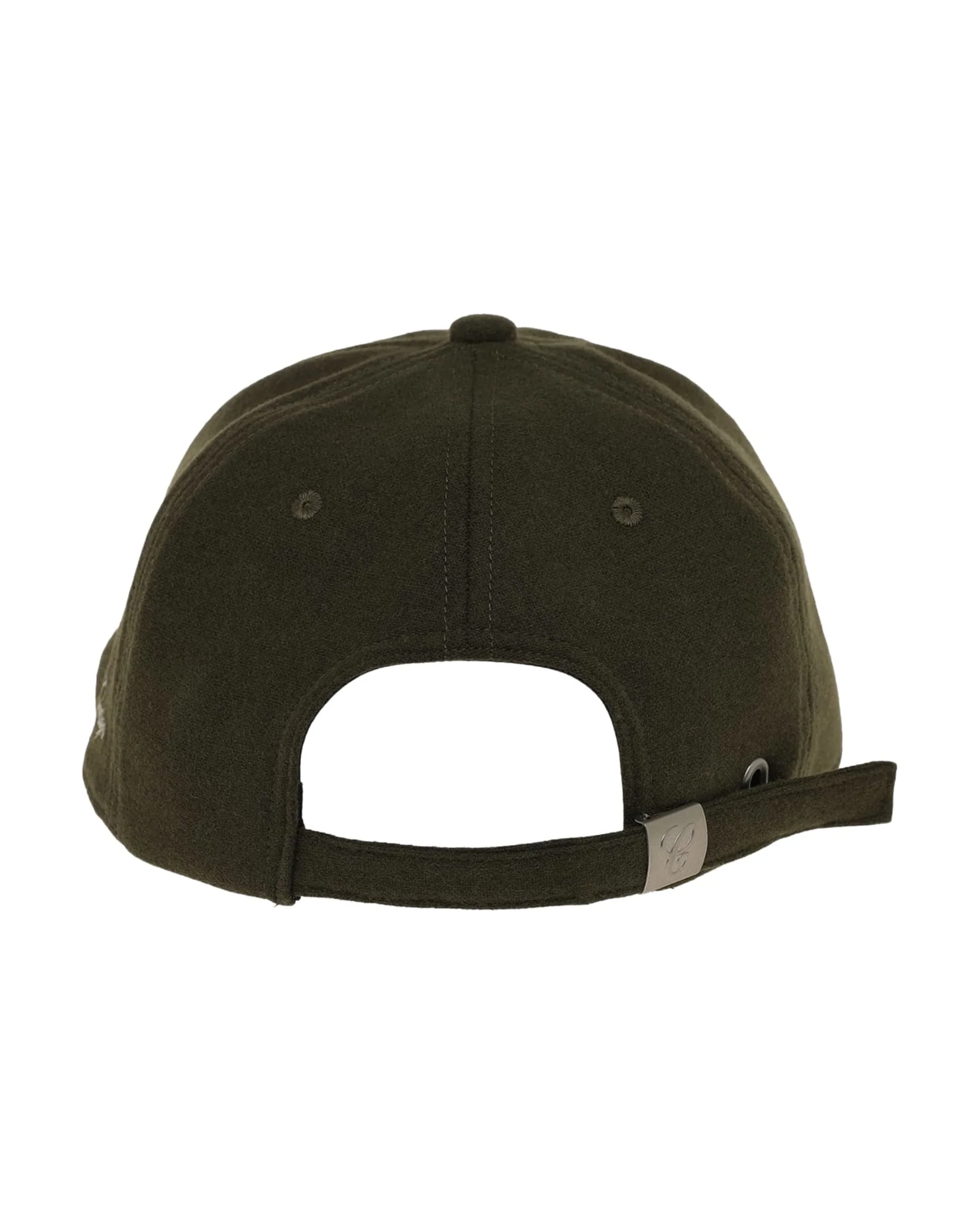 6CRAYON Autumn-Winter Classic Embroidered Wool Blend Six-Panel Baseball Cap - Image 2