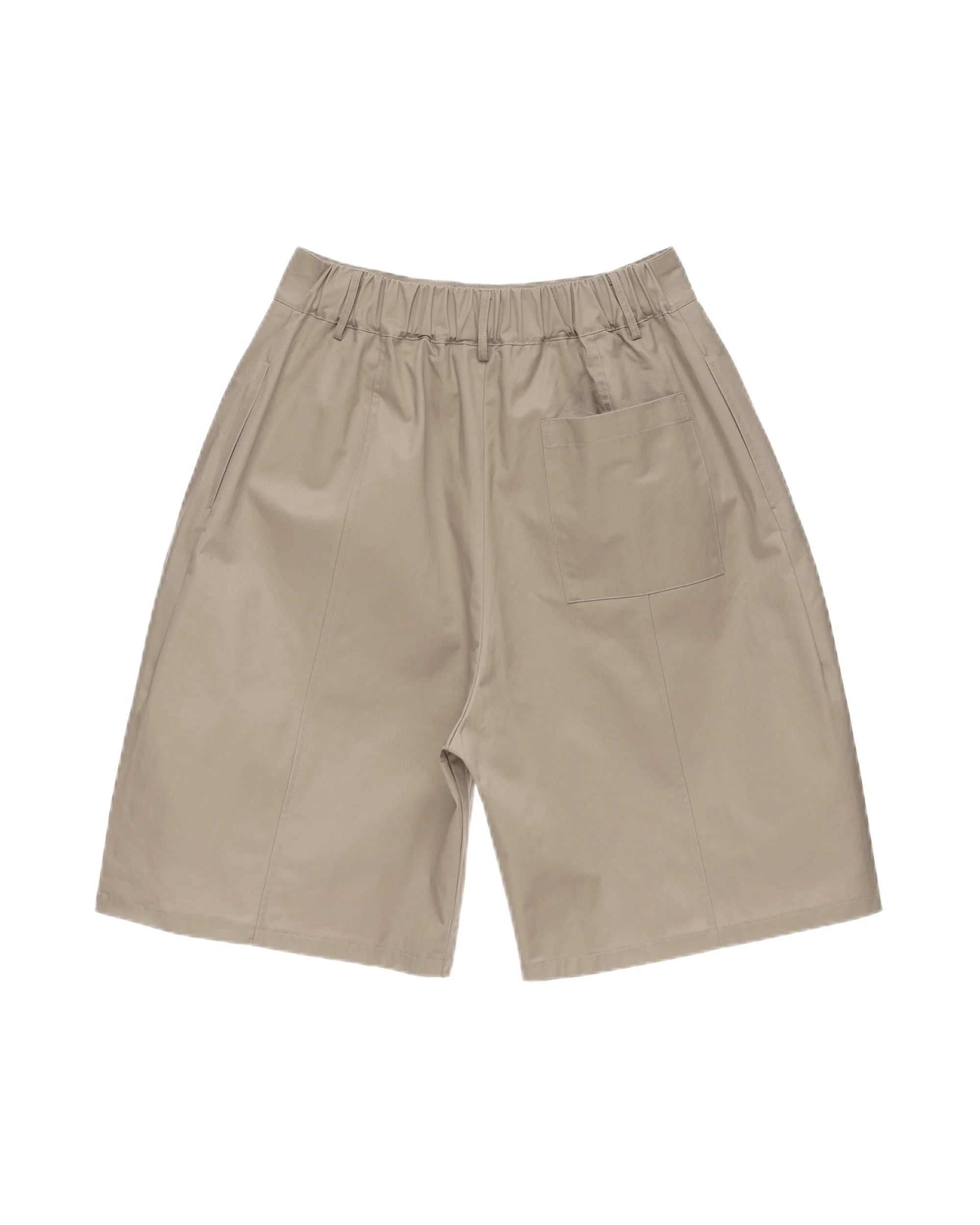 6CRAYON Elastic Waist Wide-Leg Shorts 2.0 – Double Pleated & Loose Fit with Coating - Image 3