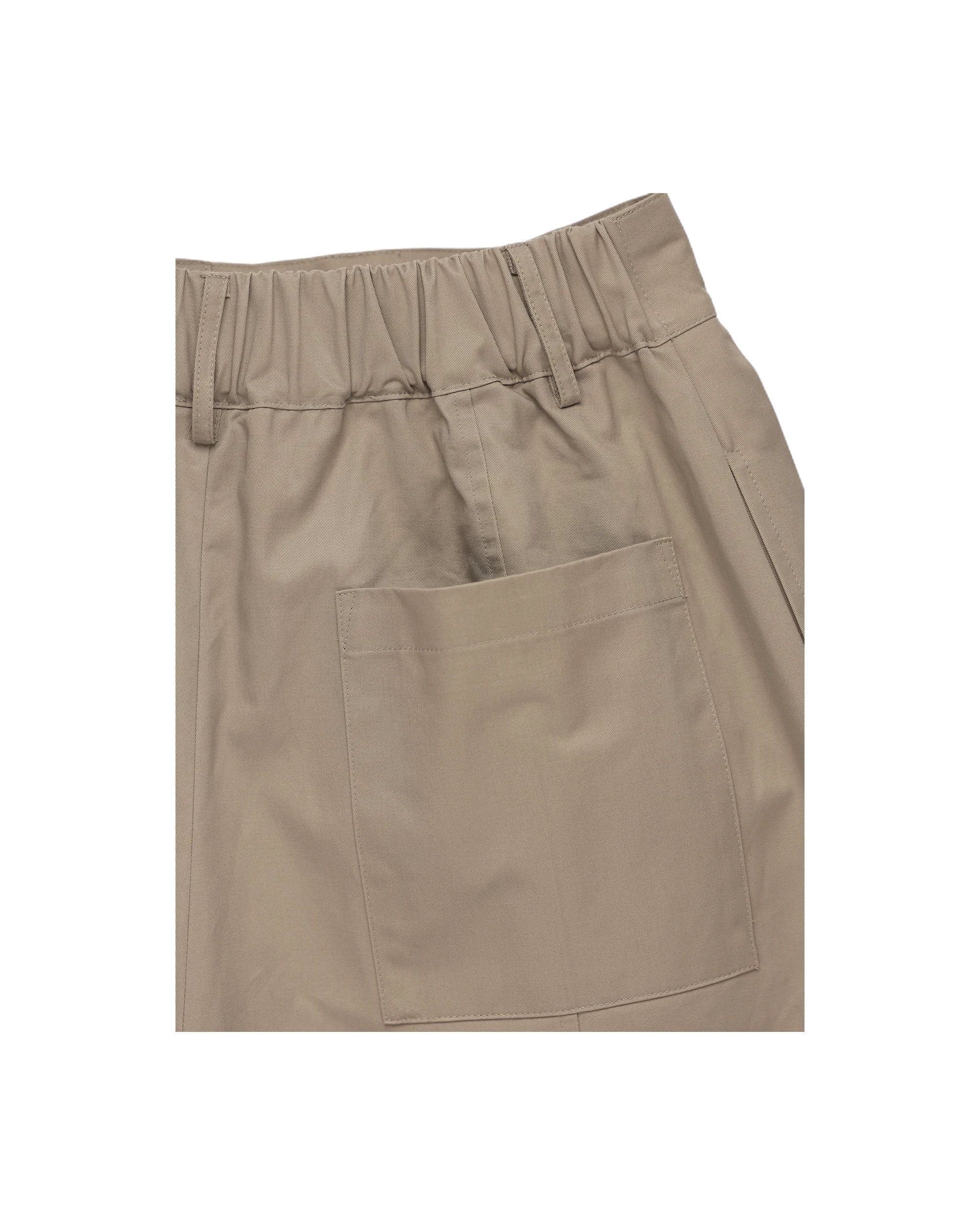 6CRAYON Elastic Waist Wide-Leg Shorts 2.0 – Double Pleated & Loose Fit with Coating - Image 5
