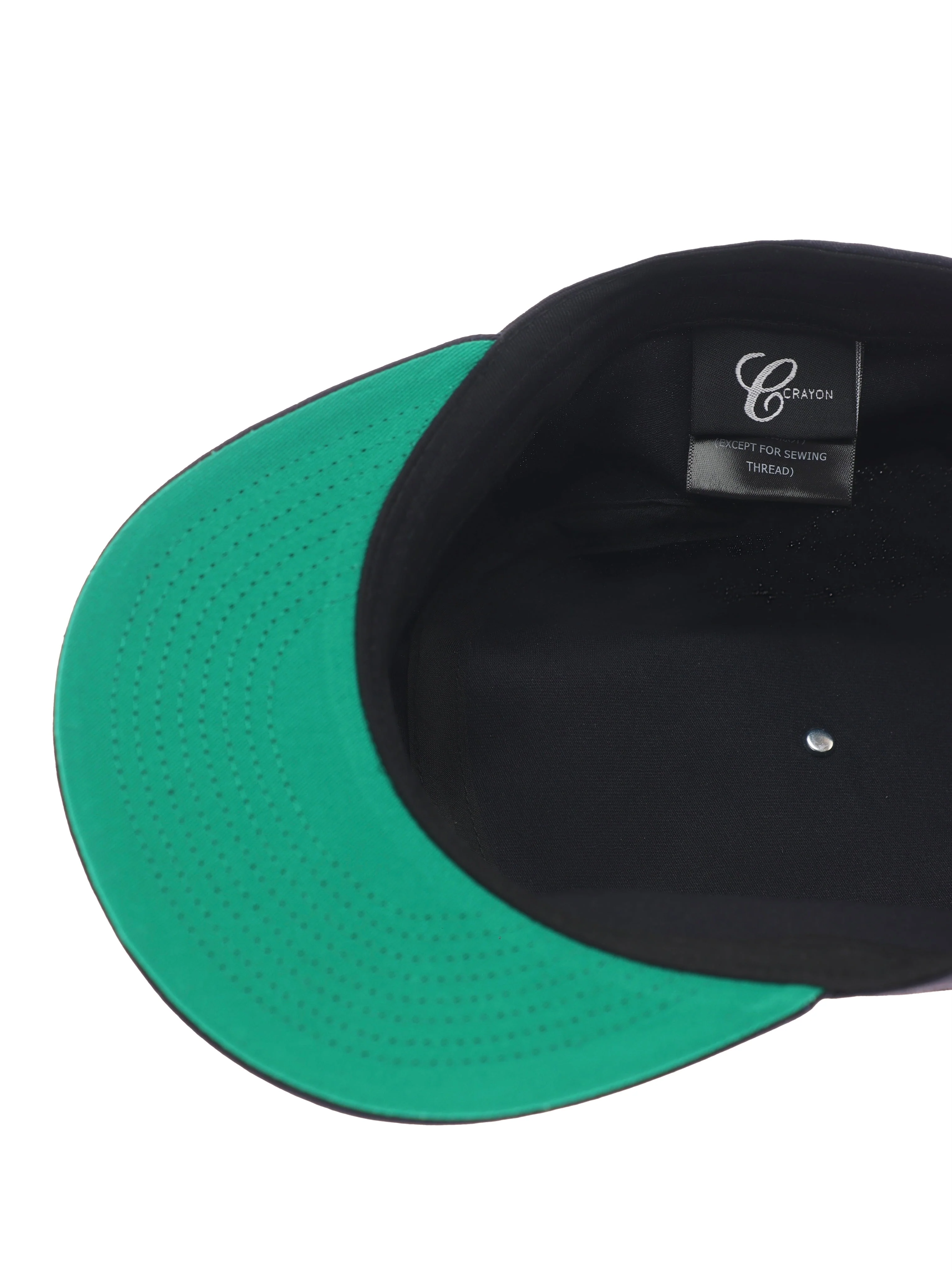 6CRAYON Vintage Flat Top Casual Baseball Cap - Blue - Image 14