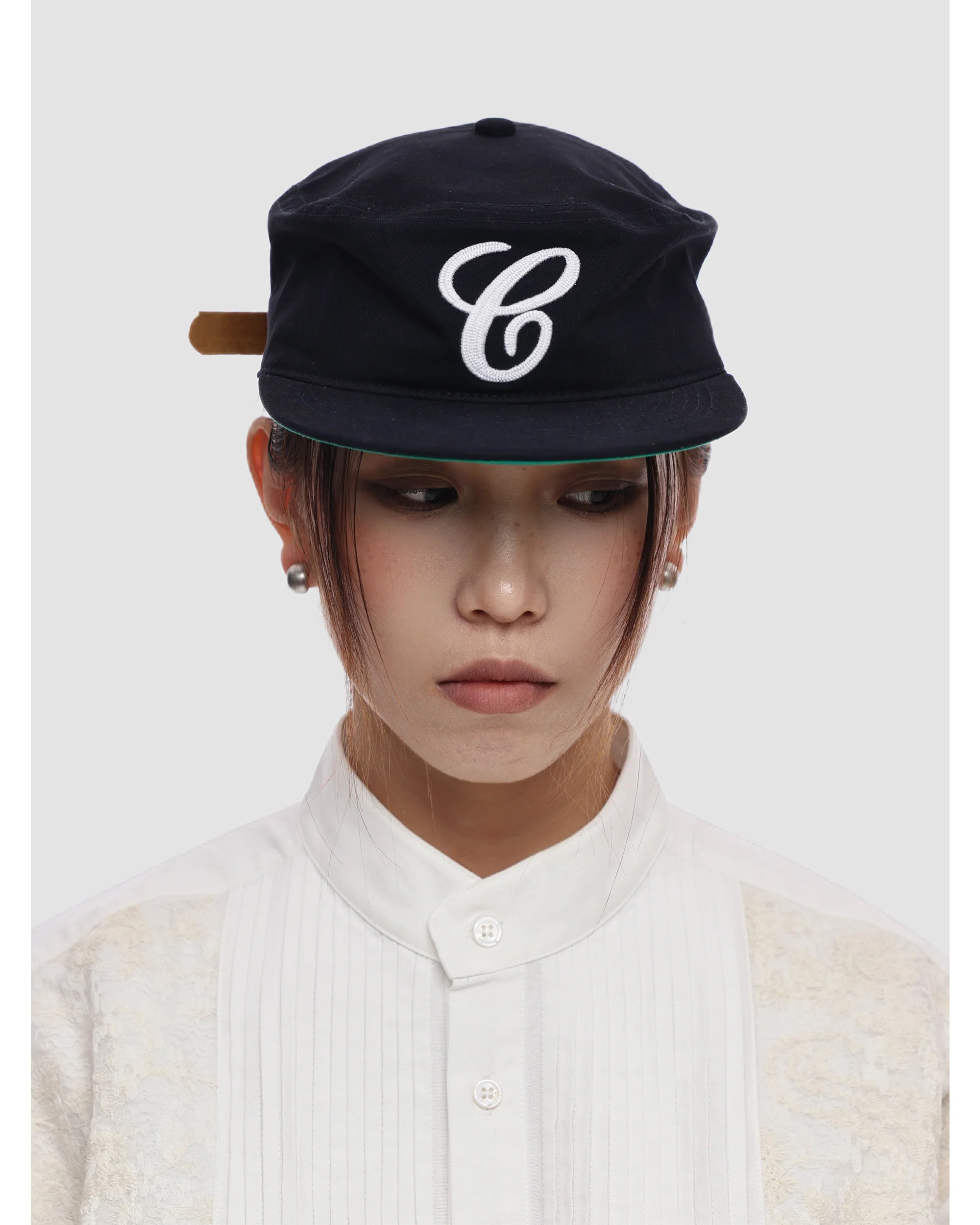 6CRAYON Vintage Flat Top Casual Baseball Cap - Blue - Image 2
