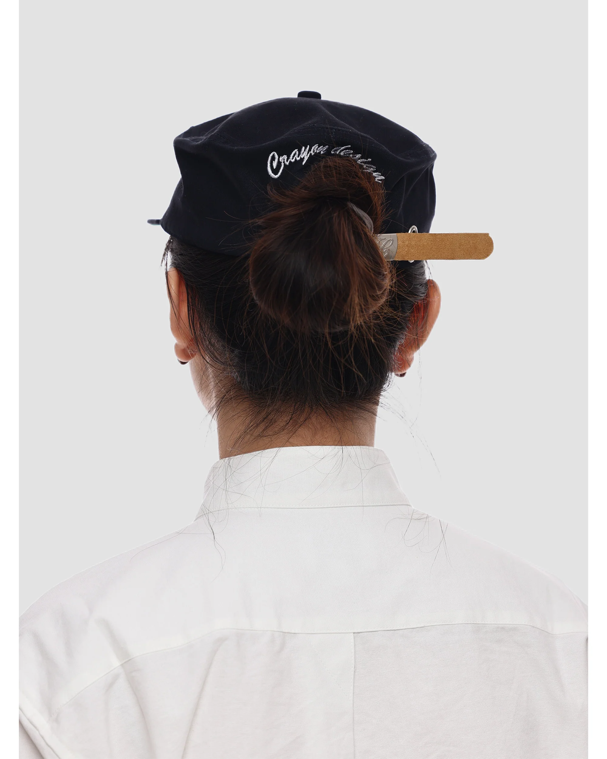 6CRAYON Vintage Flat Top Casual Baseball Cap - Blue - Image 4
