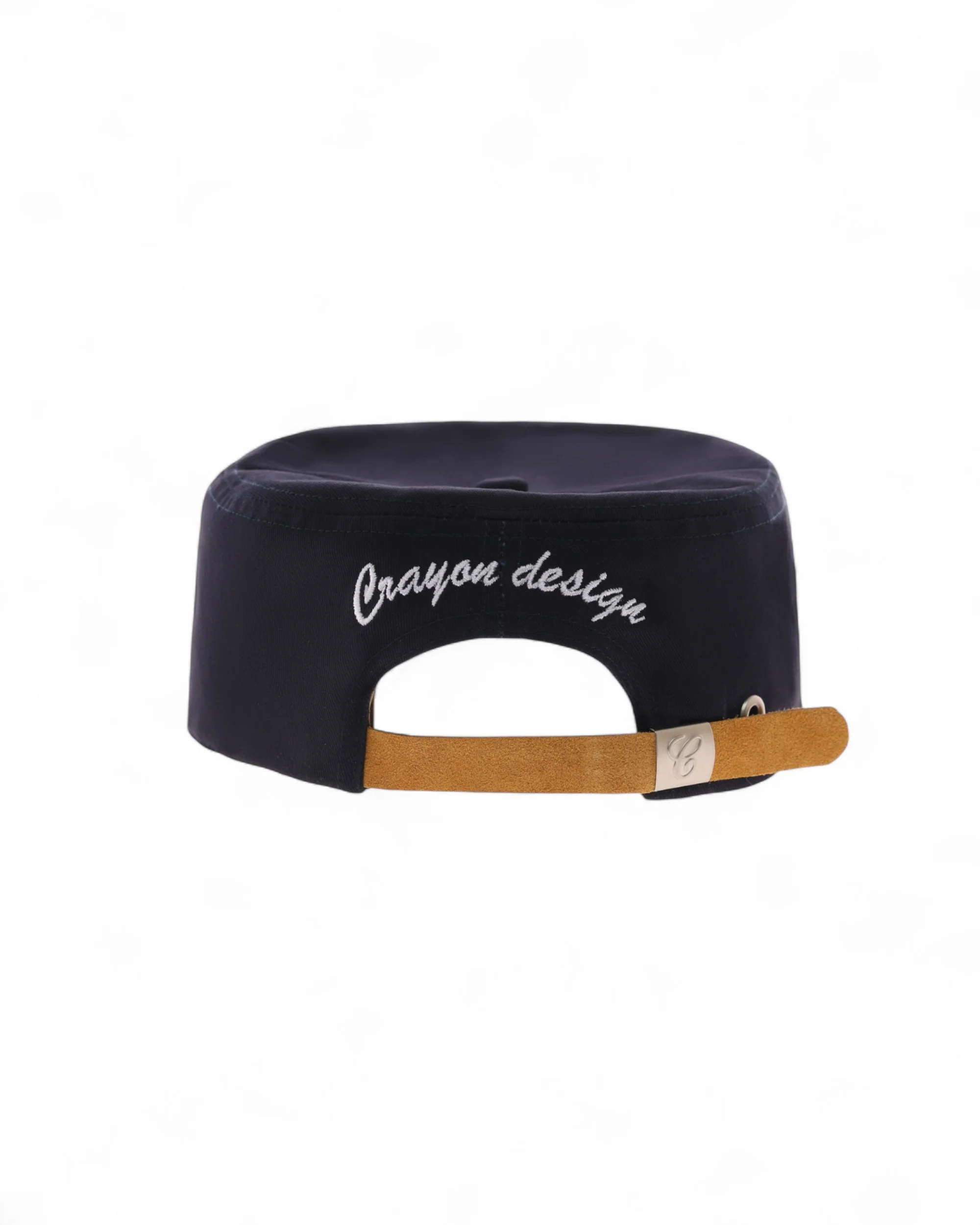 6CRAYON Vintage Flat Top Casual Baseball Cap - Blue - Image 5