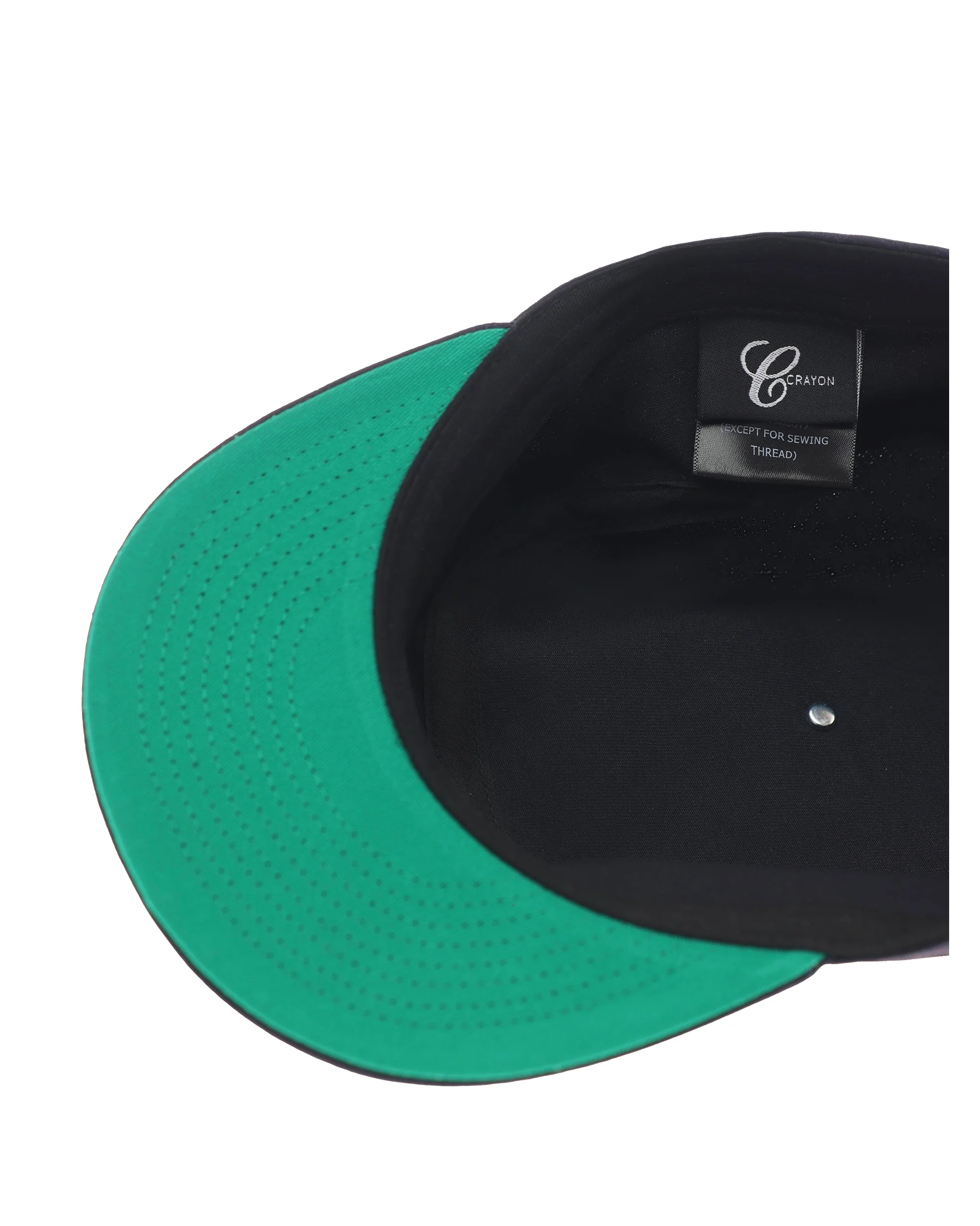 6CRAYON Vintage Flat Top Casual Baseball Cap - Blue - Image 6