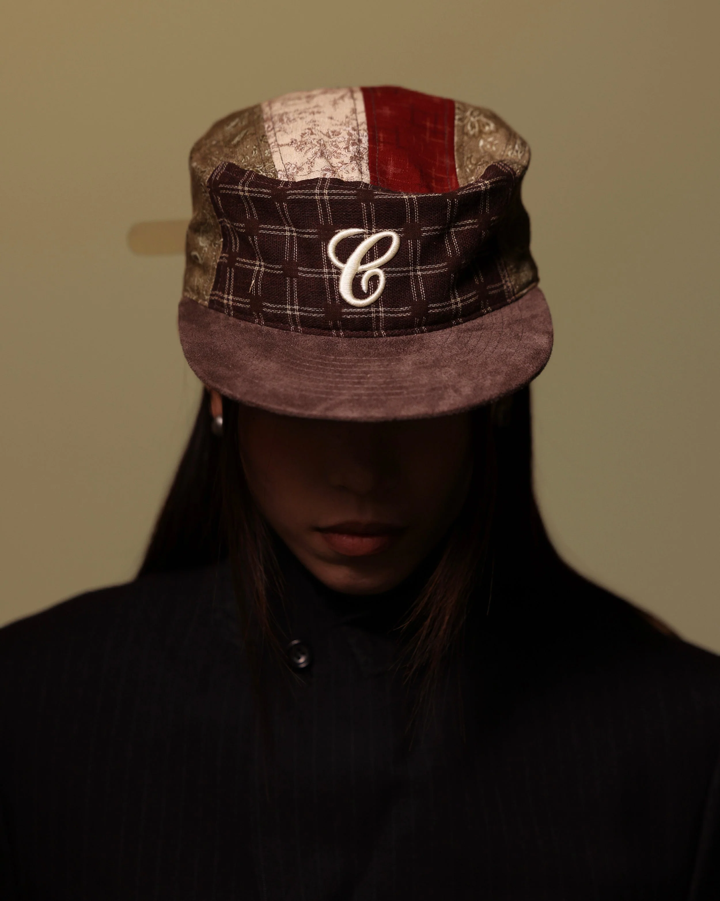 6CRAYON Vintage Patchwork Flat Top Baseball Cap - Image 18