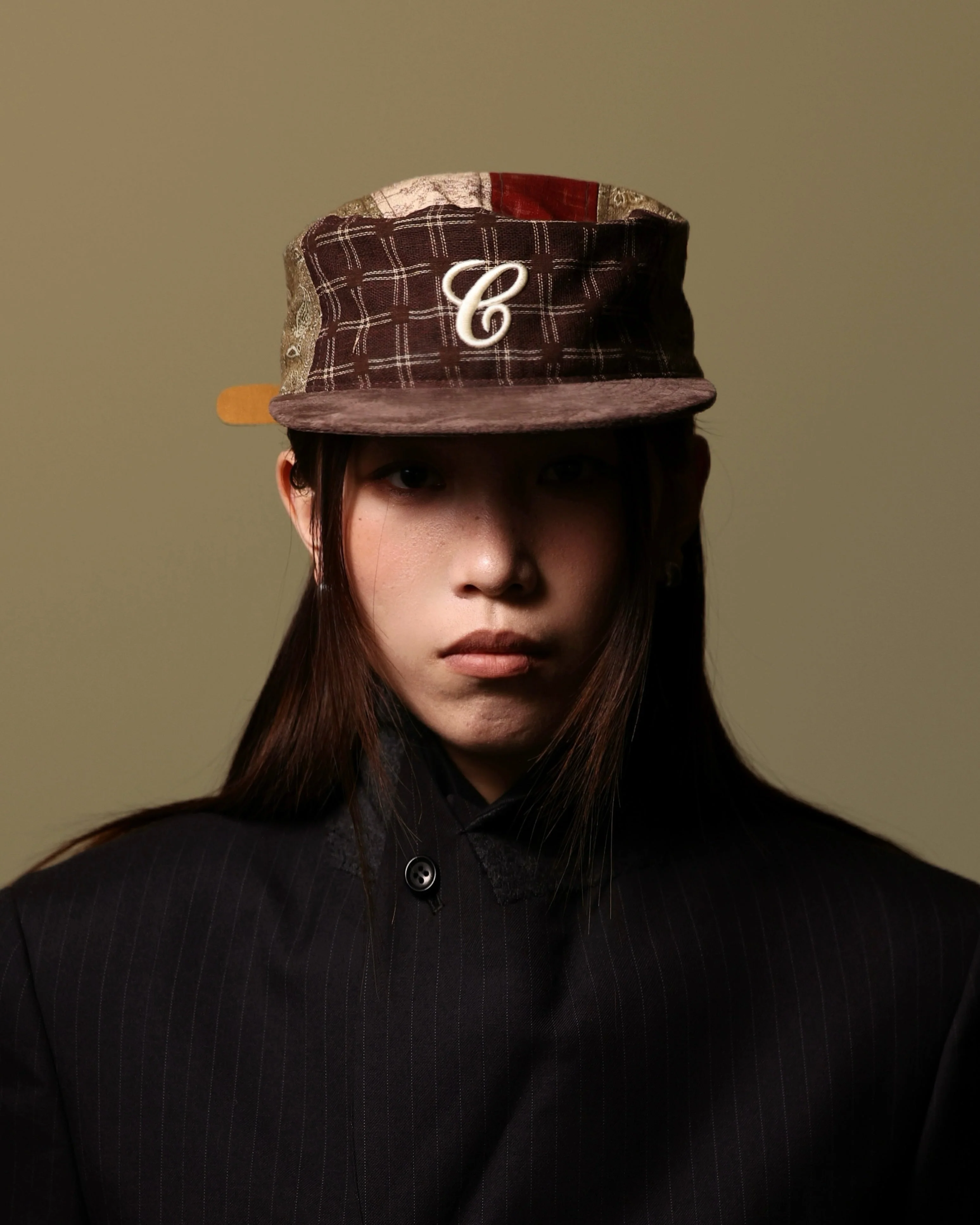 6CRAYON Vintage Patchwork Flat Top Baseball Cap - Image 19