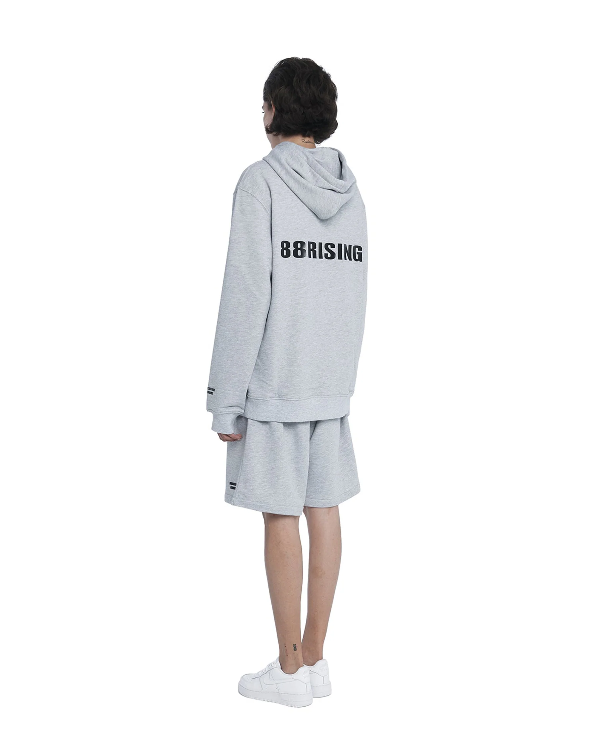 88CORE GREY SWEATSHORTS - Image 4