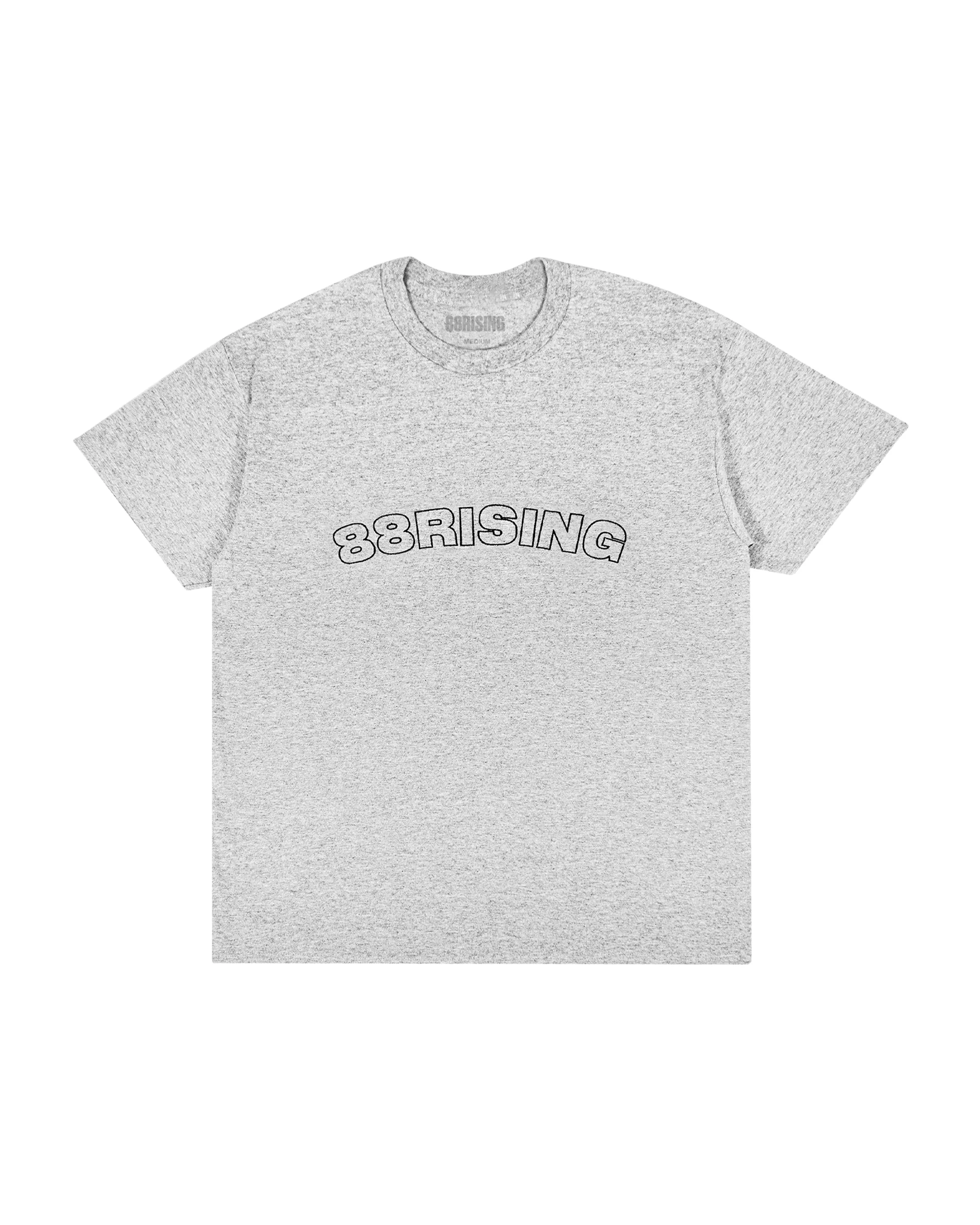 88CORE Puff Print Tee - Heather Grey