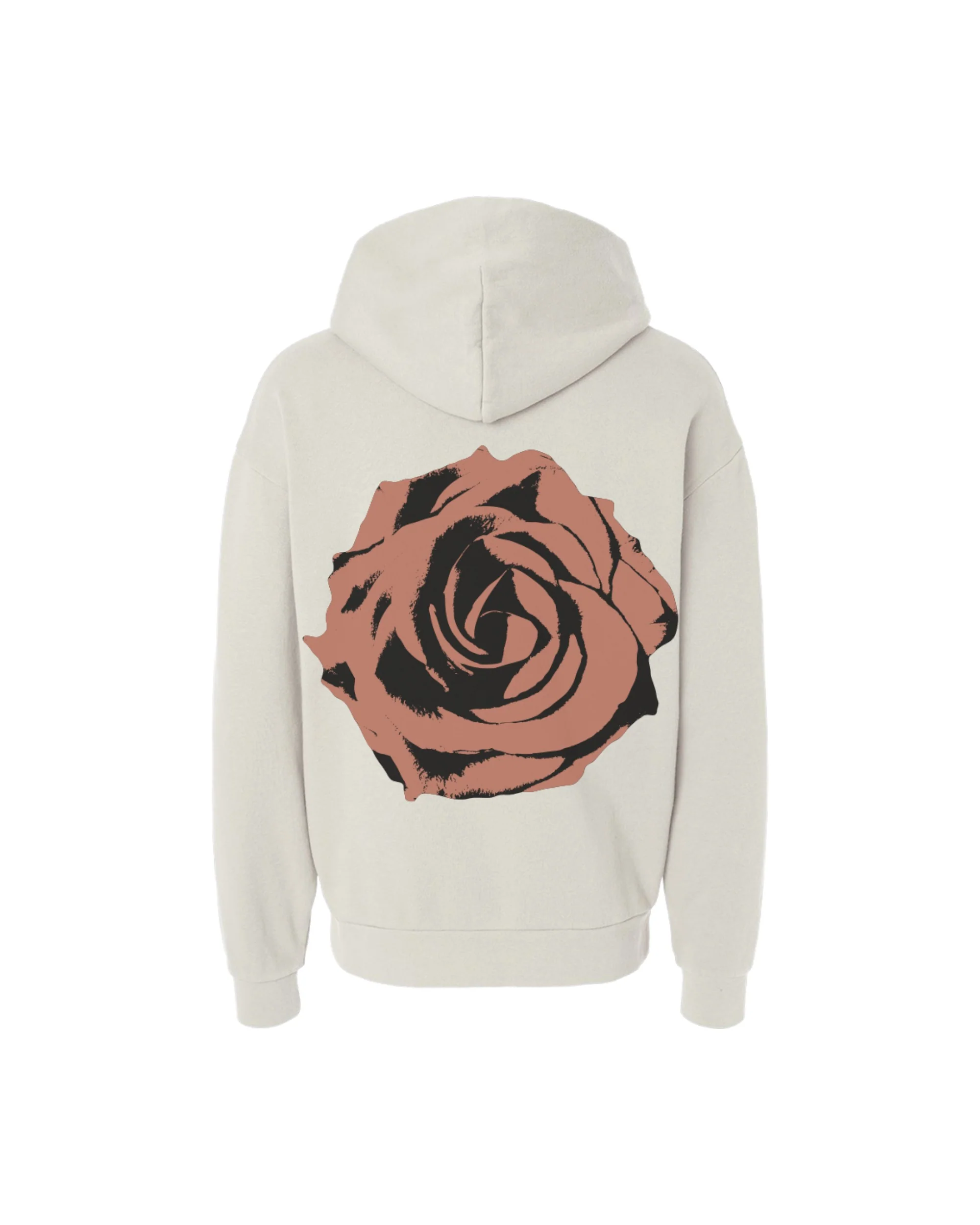 A Flair for the Dramatic Rose Hoodie Ivory - Image 2
