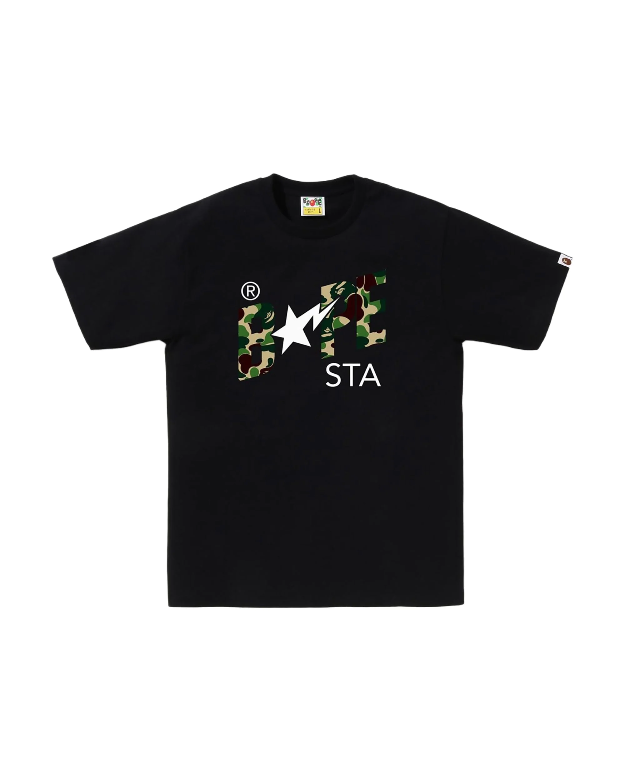 ABC CAMO BAPE STA LOGO TEE MENS
