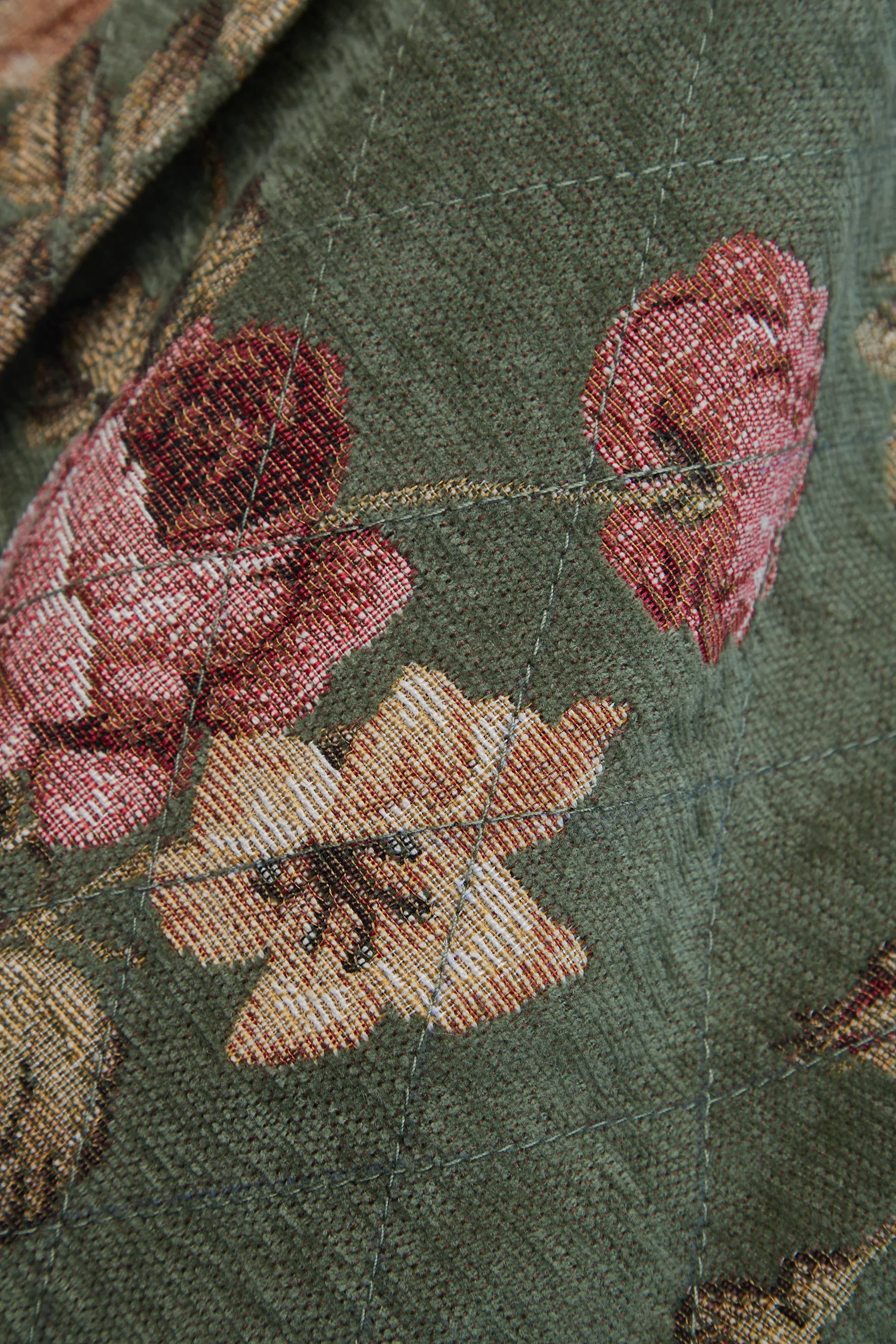 Abc. Grandma's Quilted Living Room Pant (Green)- FW24 - Image 2