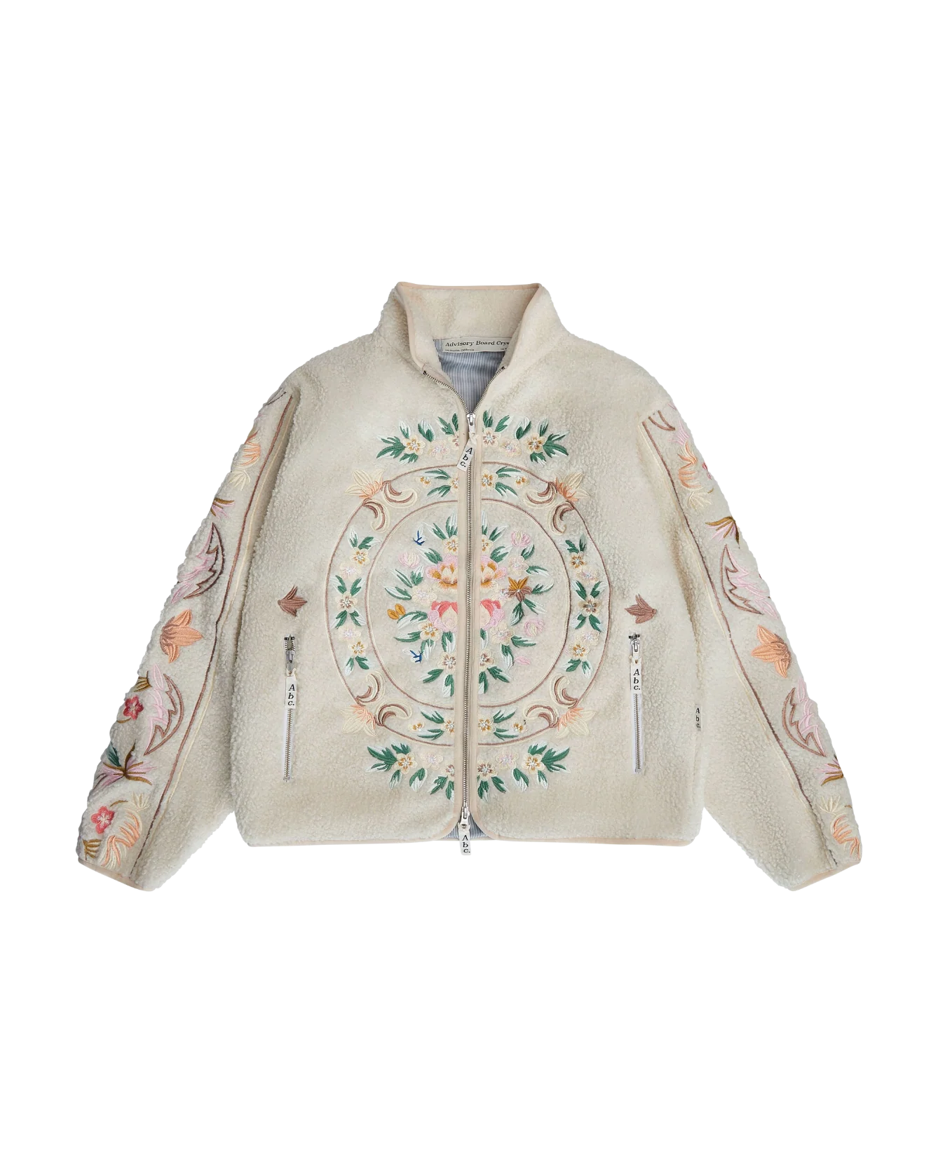 Abc. Holy Grail Embroidered Fleece- Ecru (FW24) - Image 2