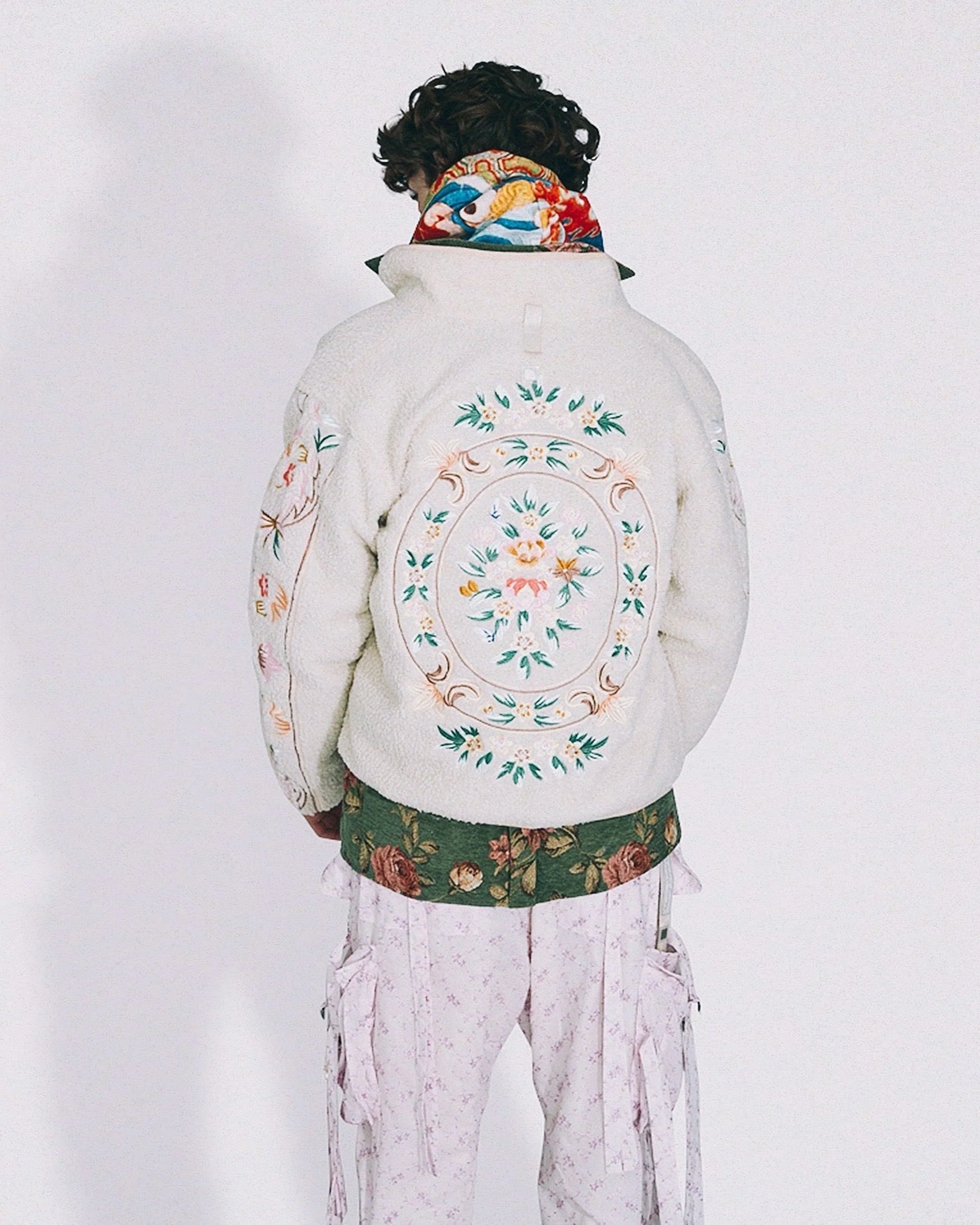 Abc. Holy Grail Embroidered Fleece- Ecru (FW24) - Image 4