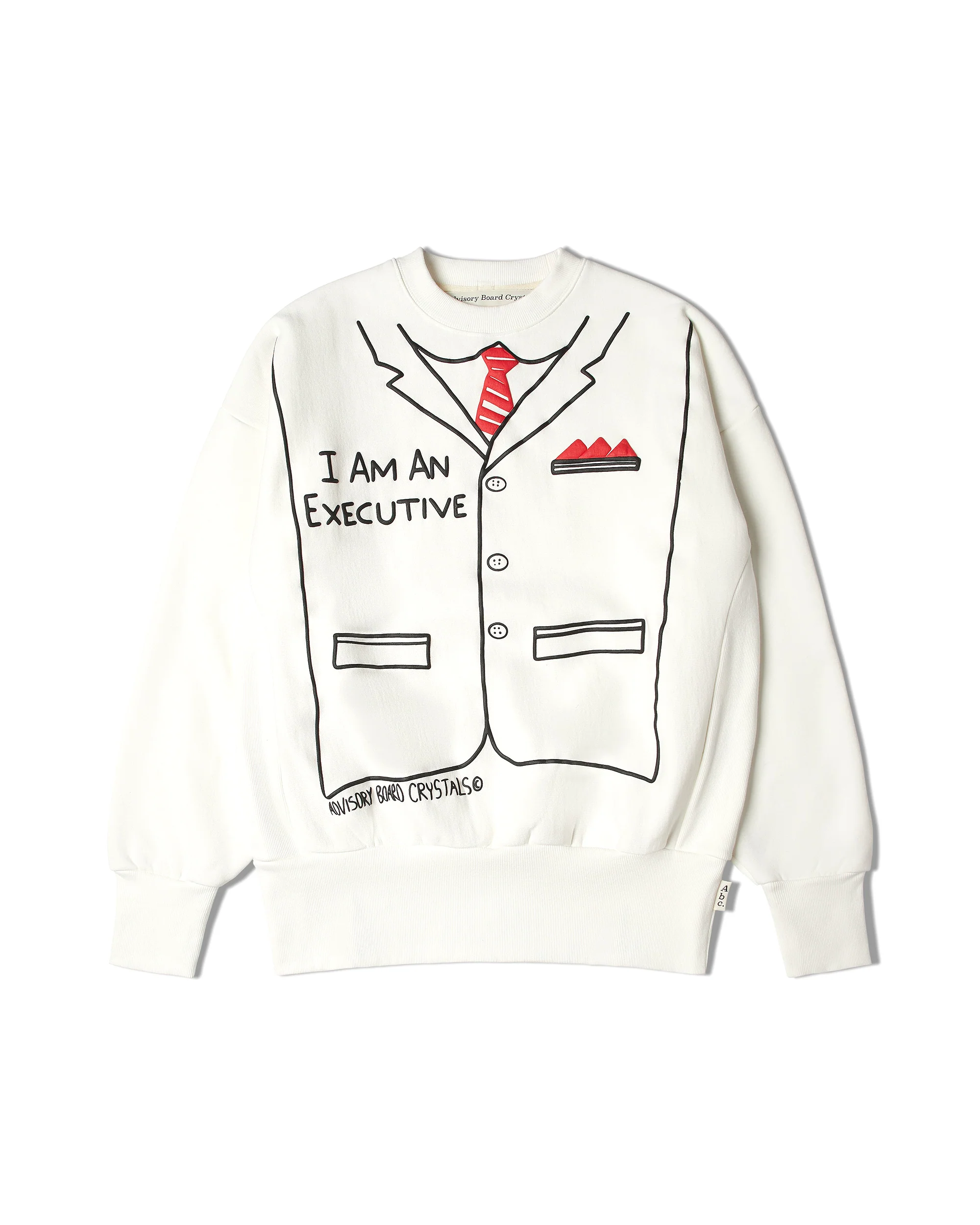 Abc. I Am An Executive Sweatshirt- SS25 (White)