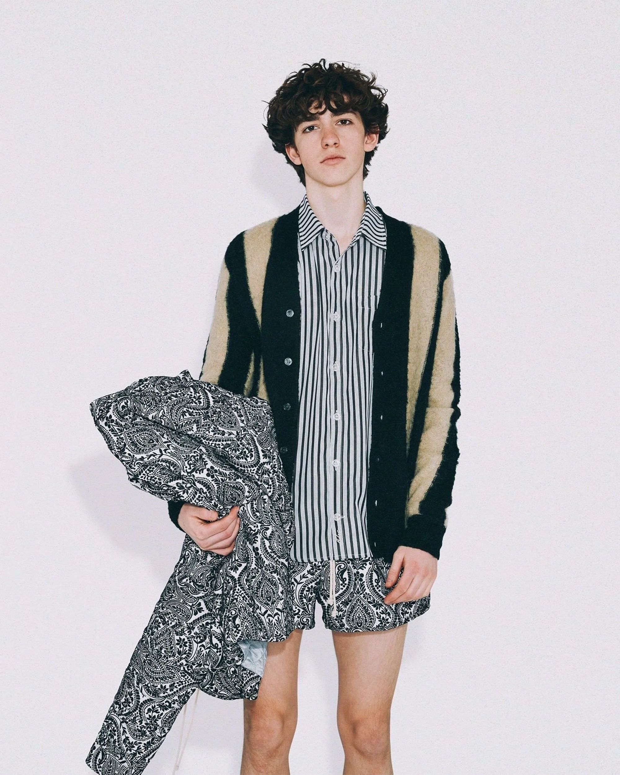 Abc. Stripe Shirt (Black)- FW24 - Image 4