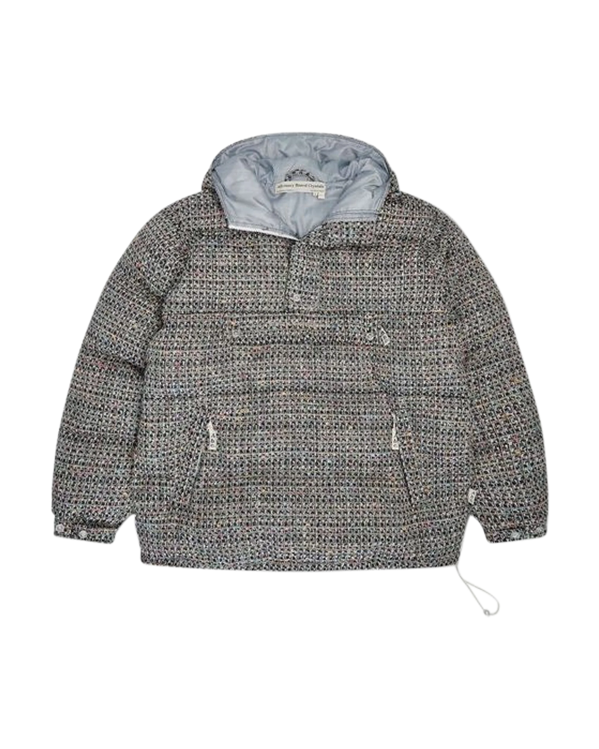 Abc. Tweed Hooded Puffer Jacket (White)- FW24 - Image 2