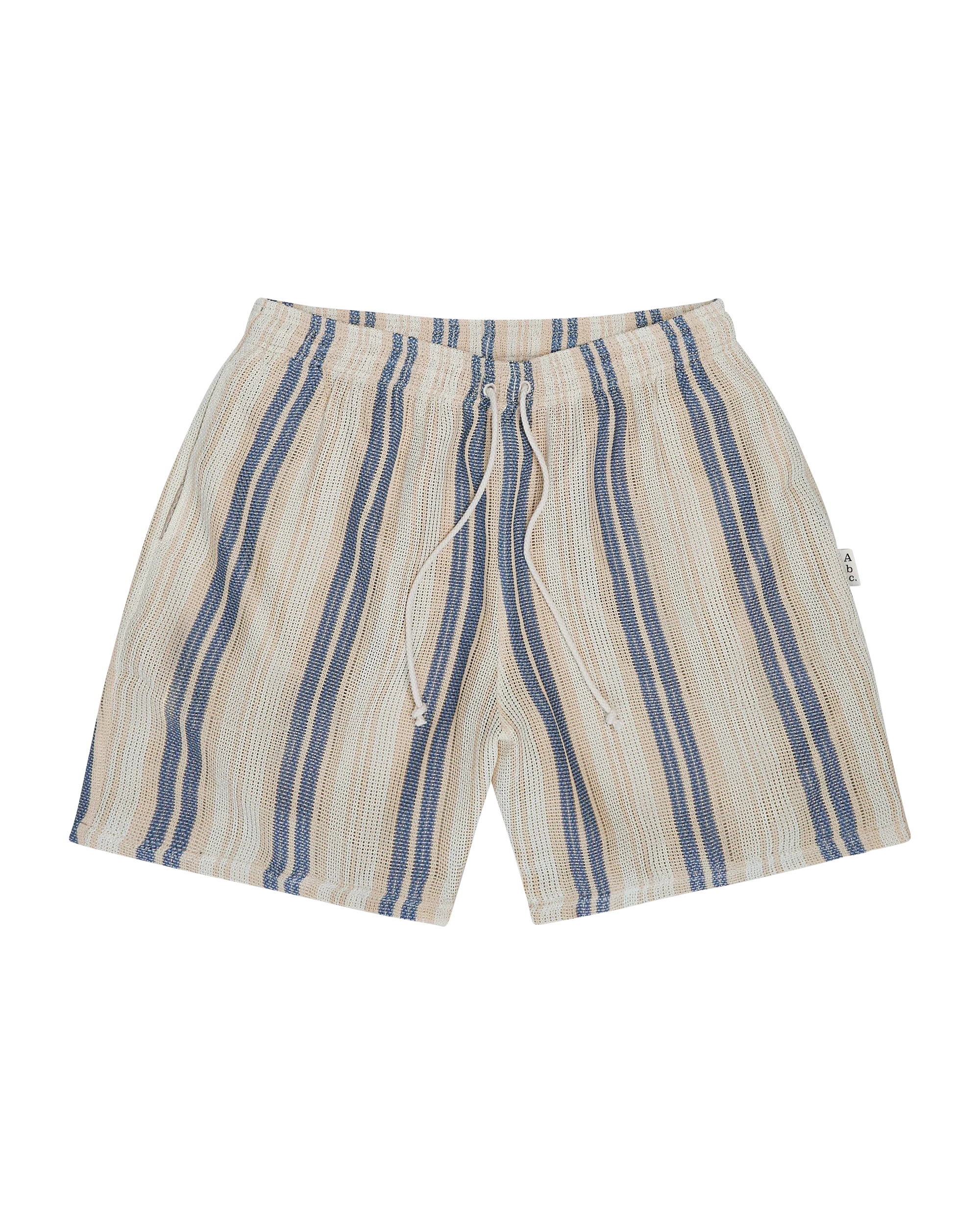 Abc. Woven Mesh Short (Ecru)- FW24